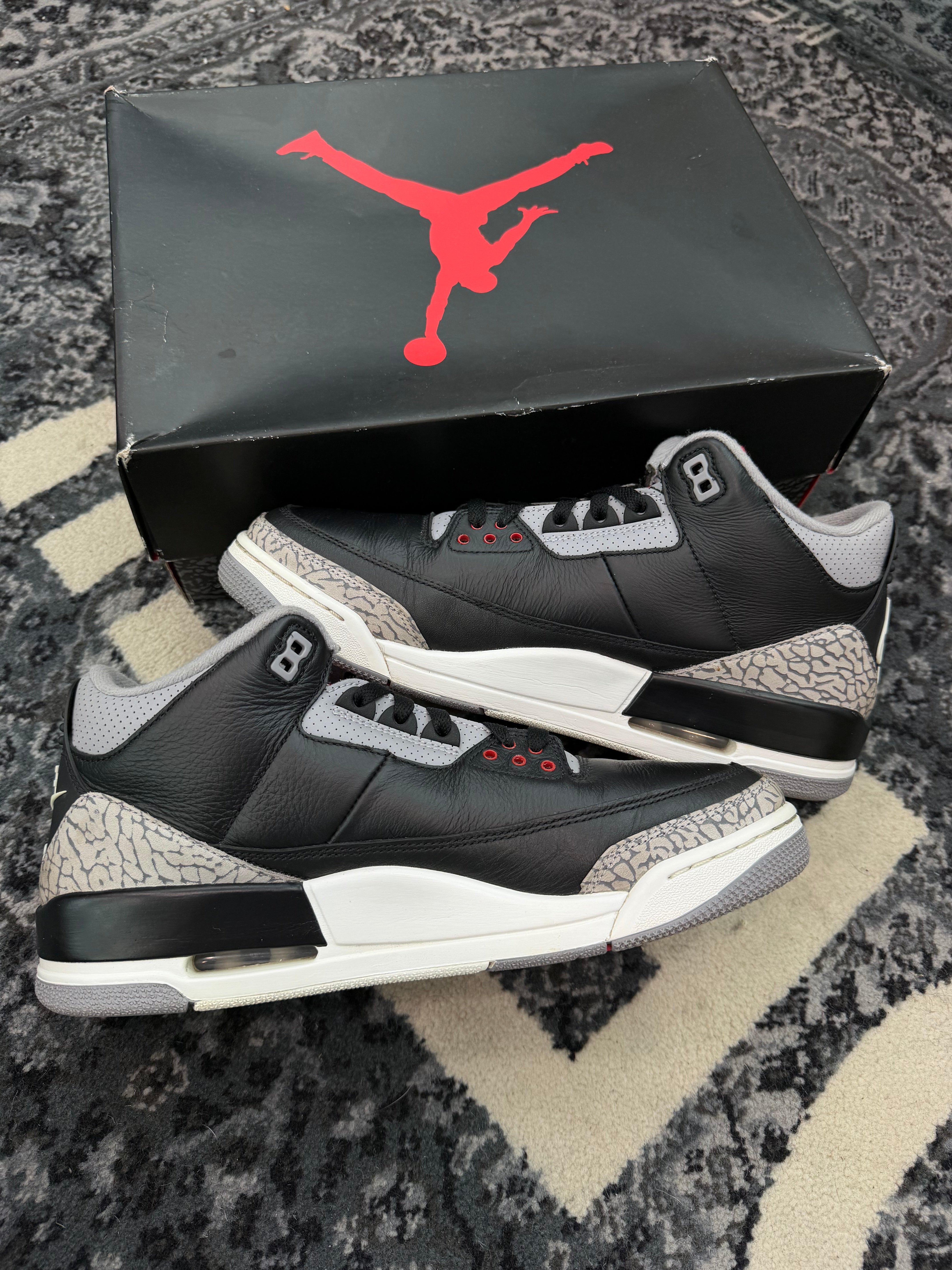 Jordan 3 “Black Cement” (2024)