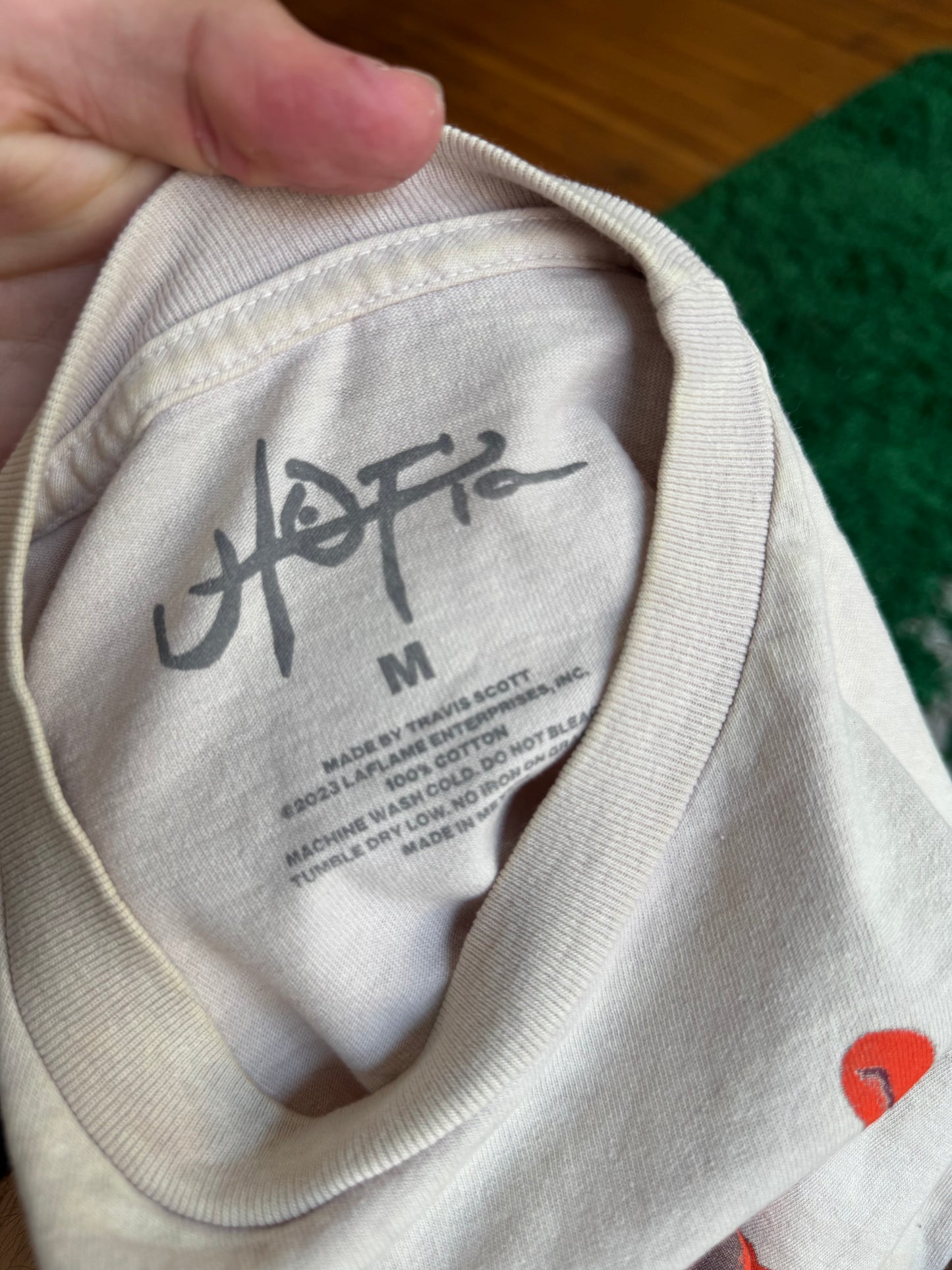 Travis Scott Utopia L/S Tee Don’t Blink “Cream”
