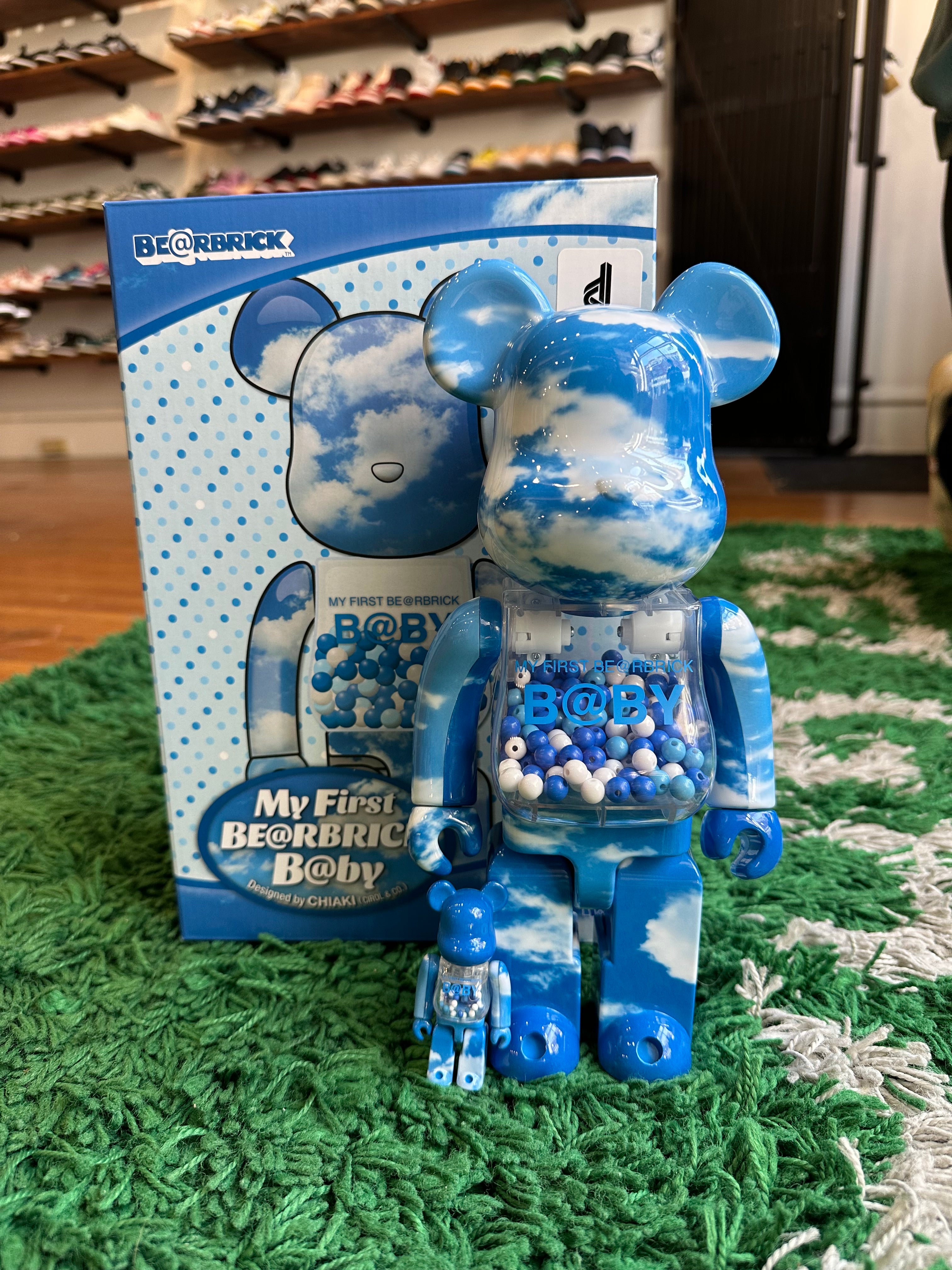 BearBrick 400% & 100% “Sky Brick”