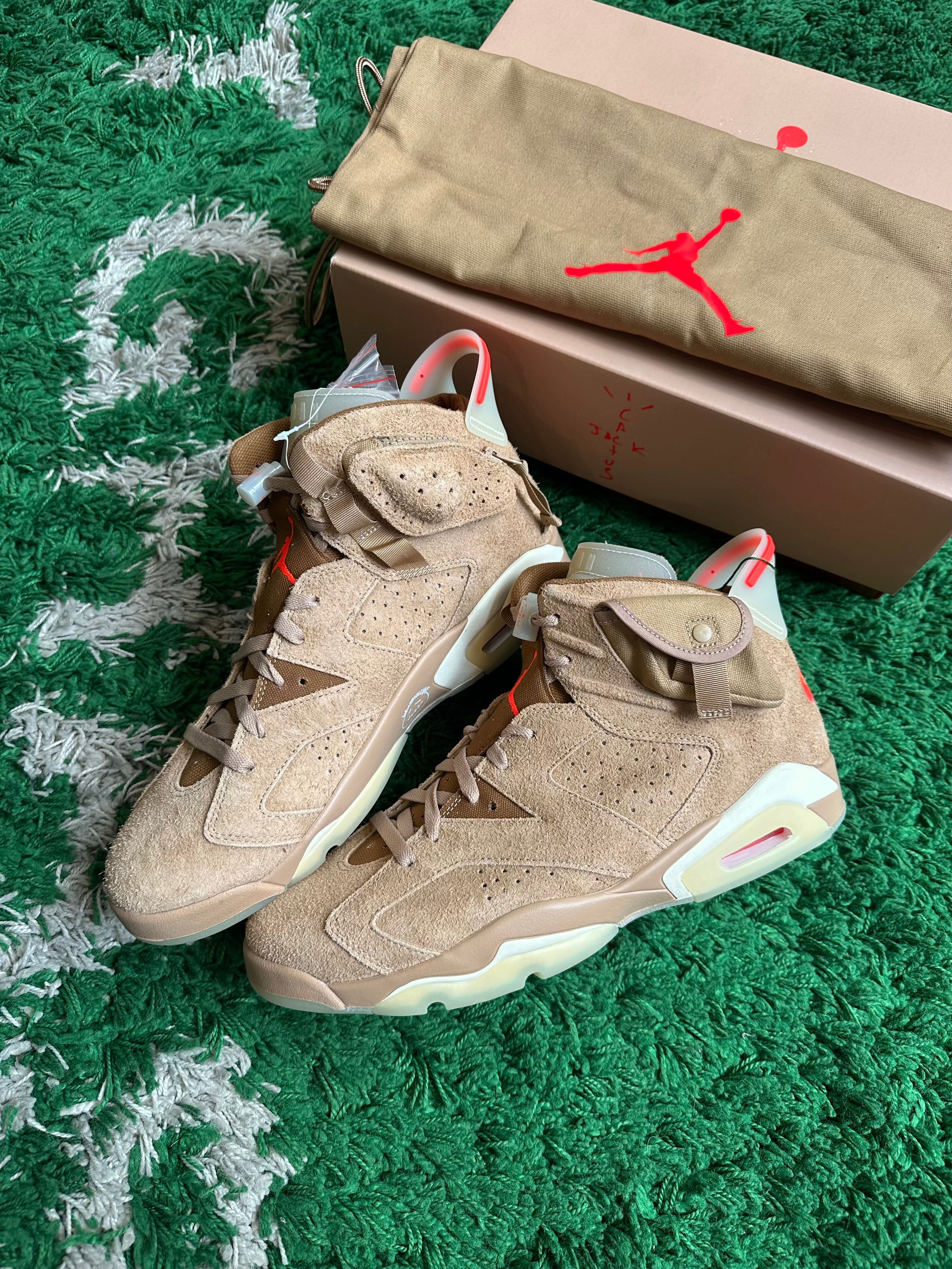 Travis Scott Jordan 6 “British Khaki”
