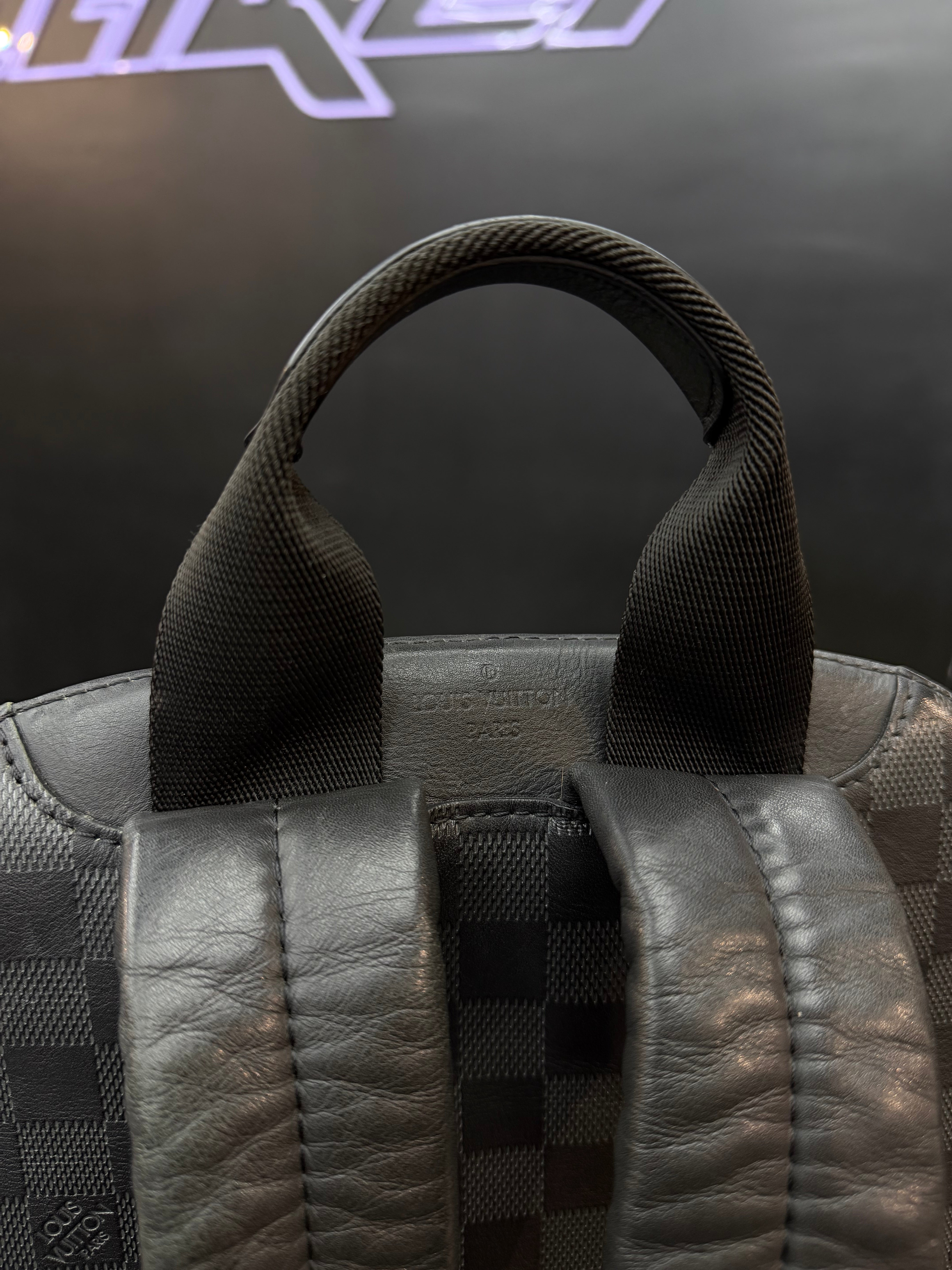 Louis Vuitton Damier Backpack Black