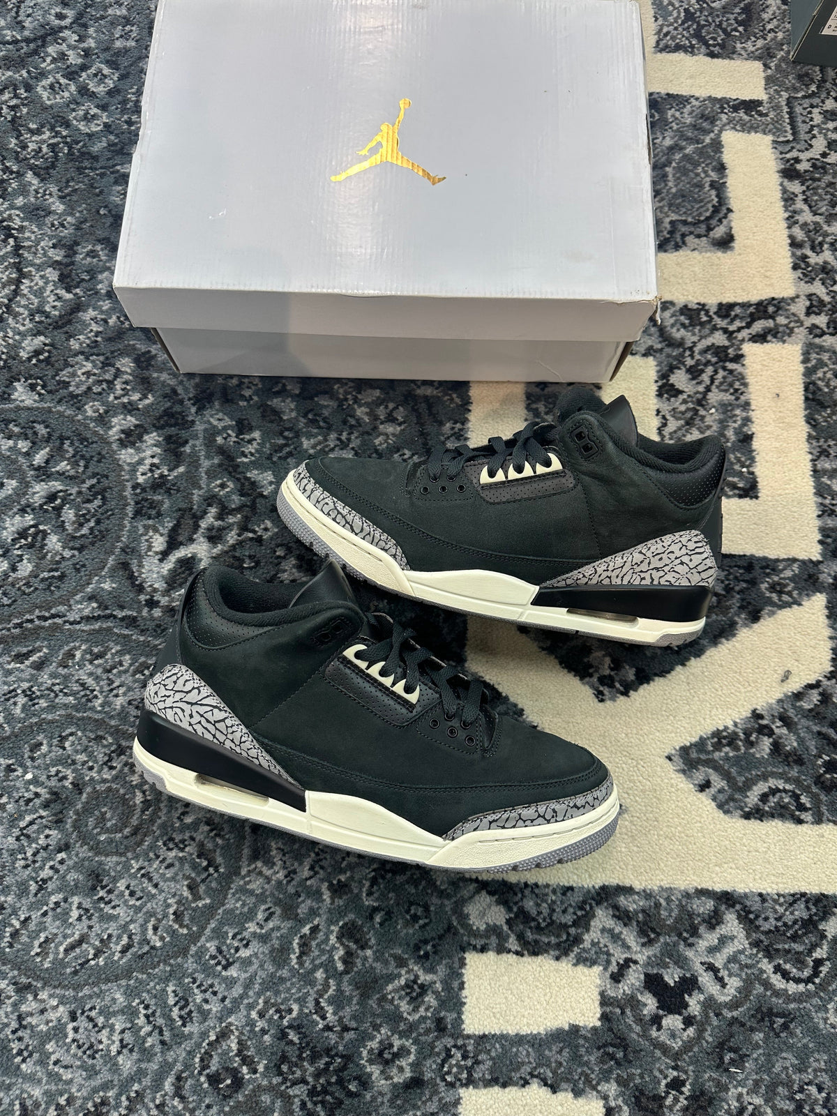 Jordan 3 “Off Noir” (Size 10M) - Image 1