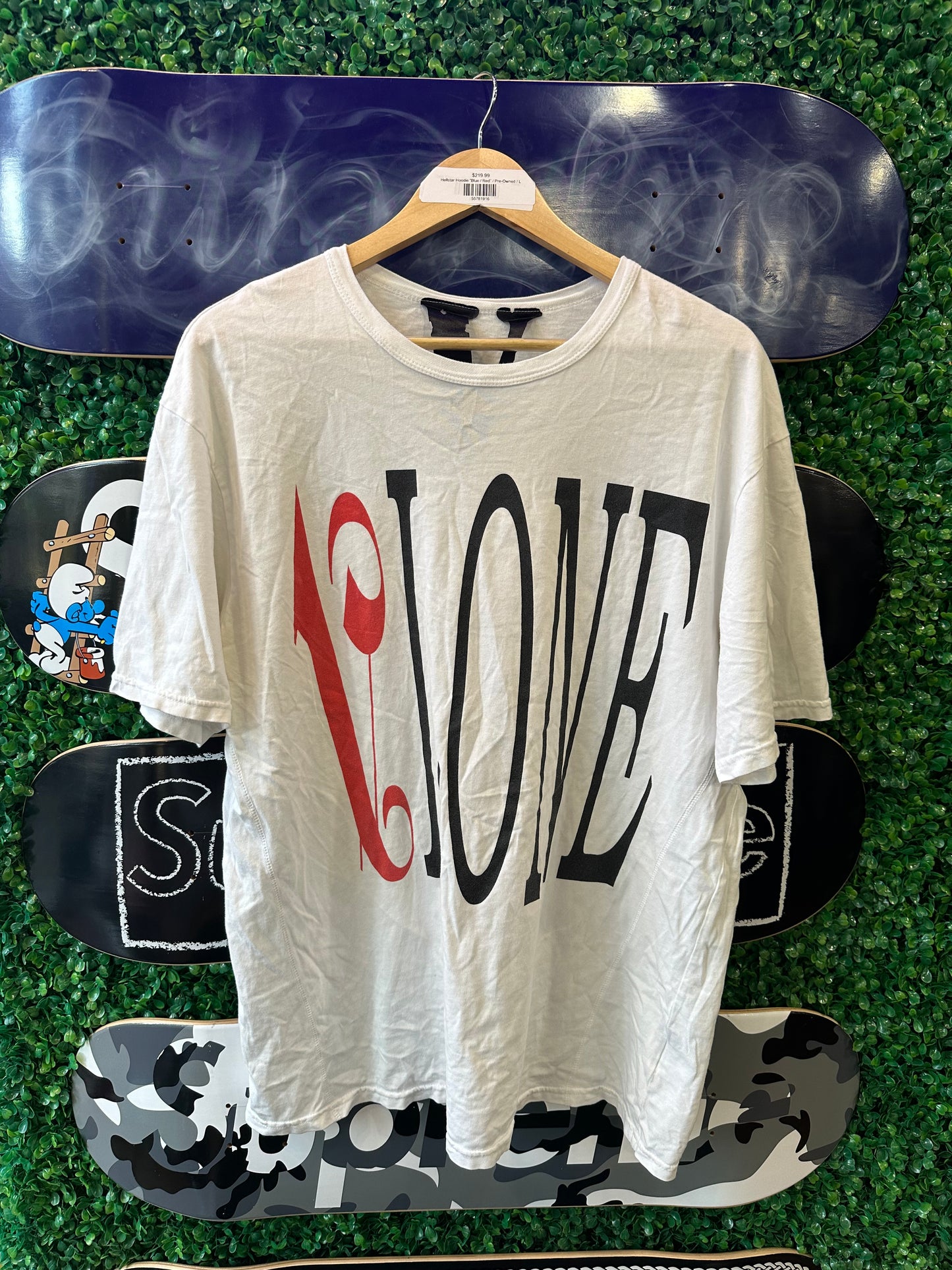 Vlone Palm Angels Tee “Fire Red”