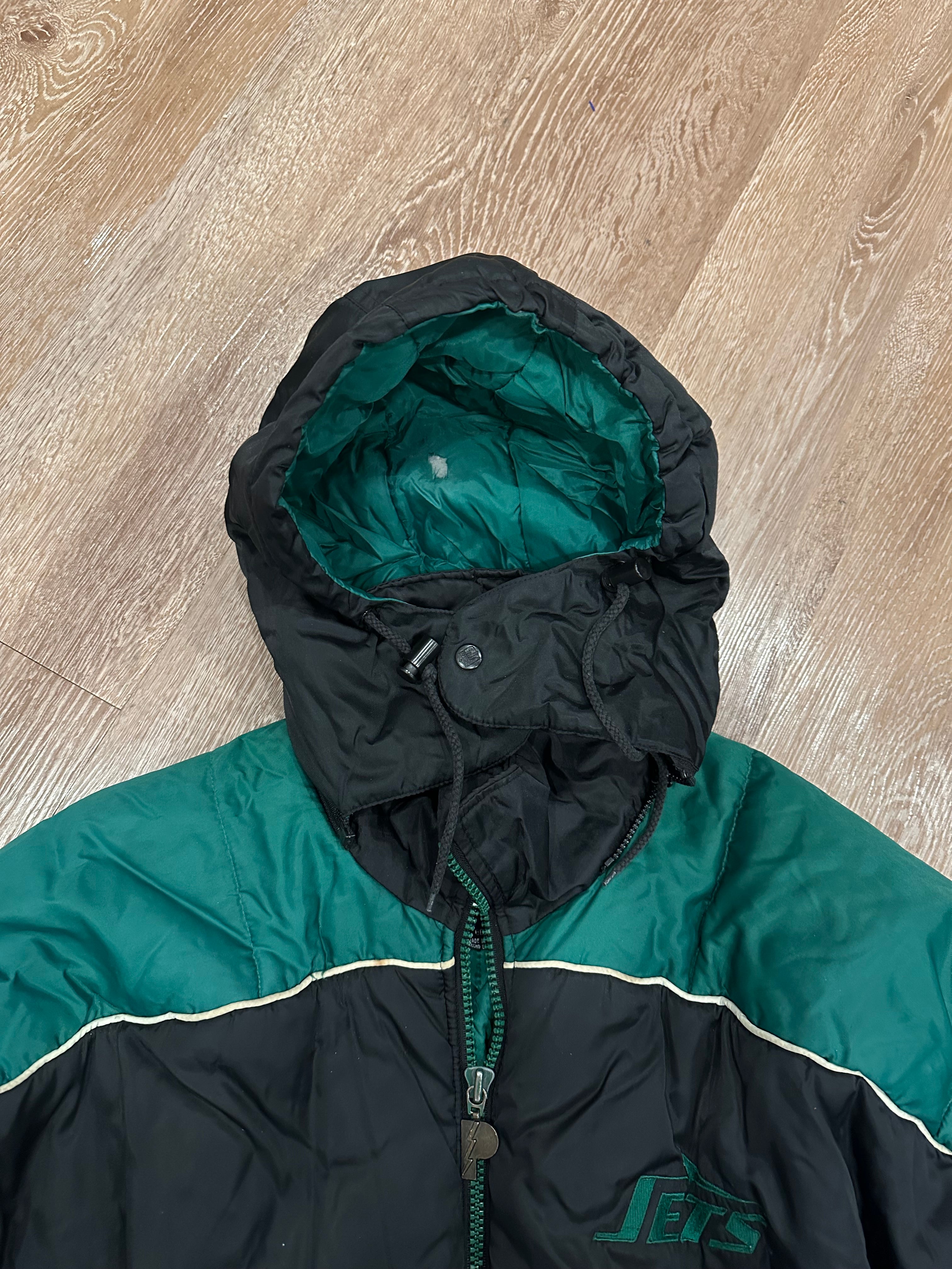 90’s NY Jets Pro Player Puffer Coat (L)