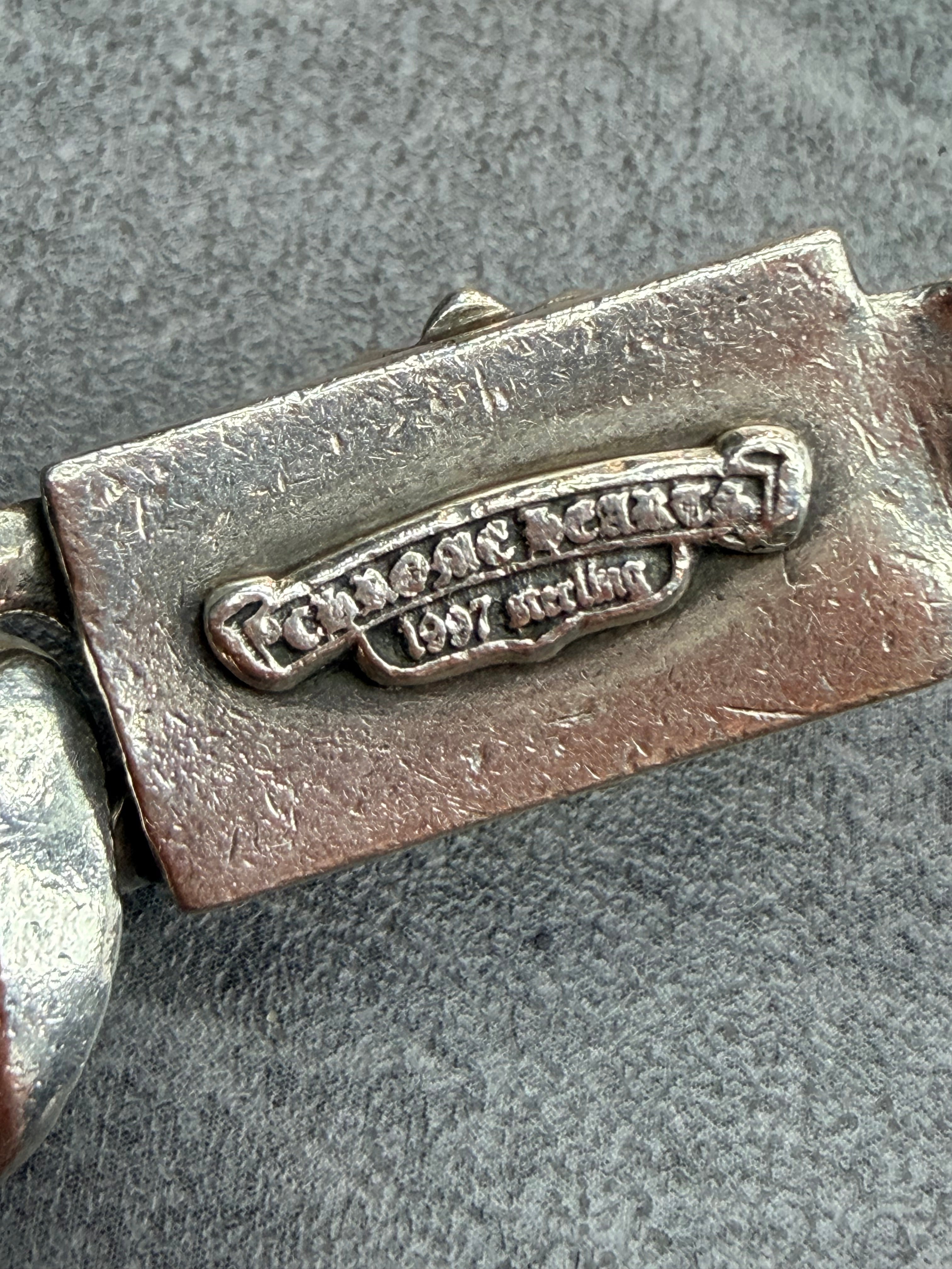 Chrome Hearts Floral ID Cuban Bracelet