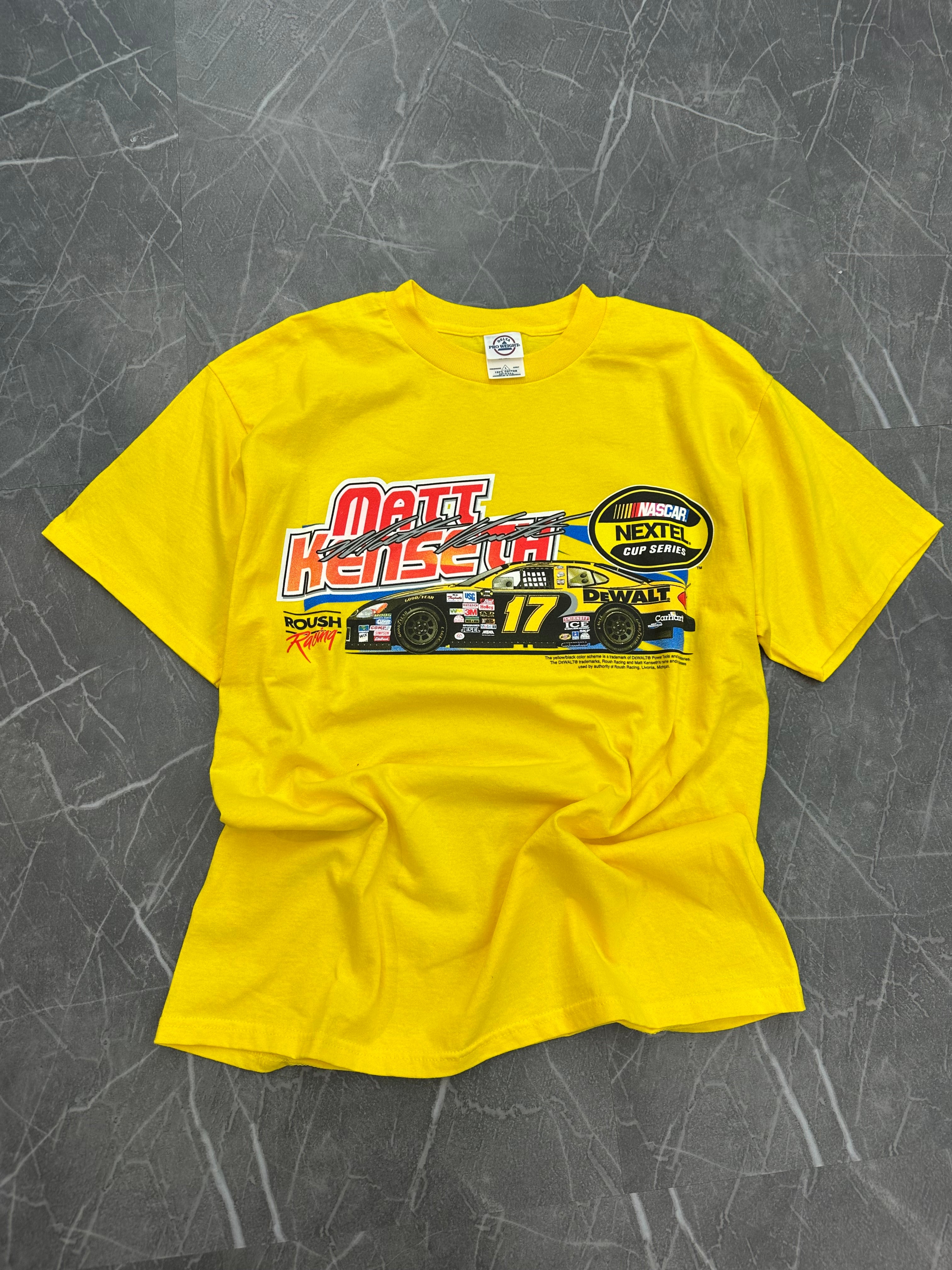 NASCAR Matt Kenseth Racing Tee Yellow (L)