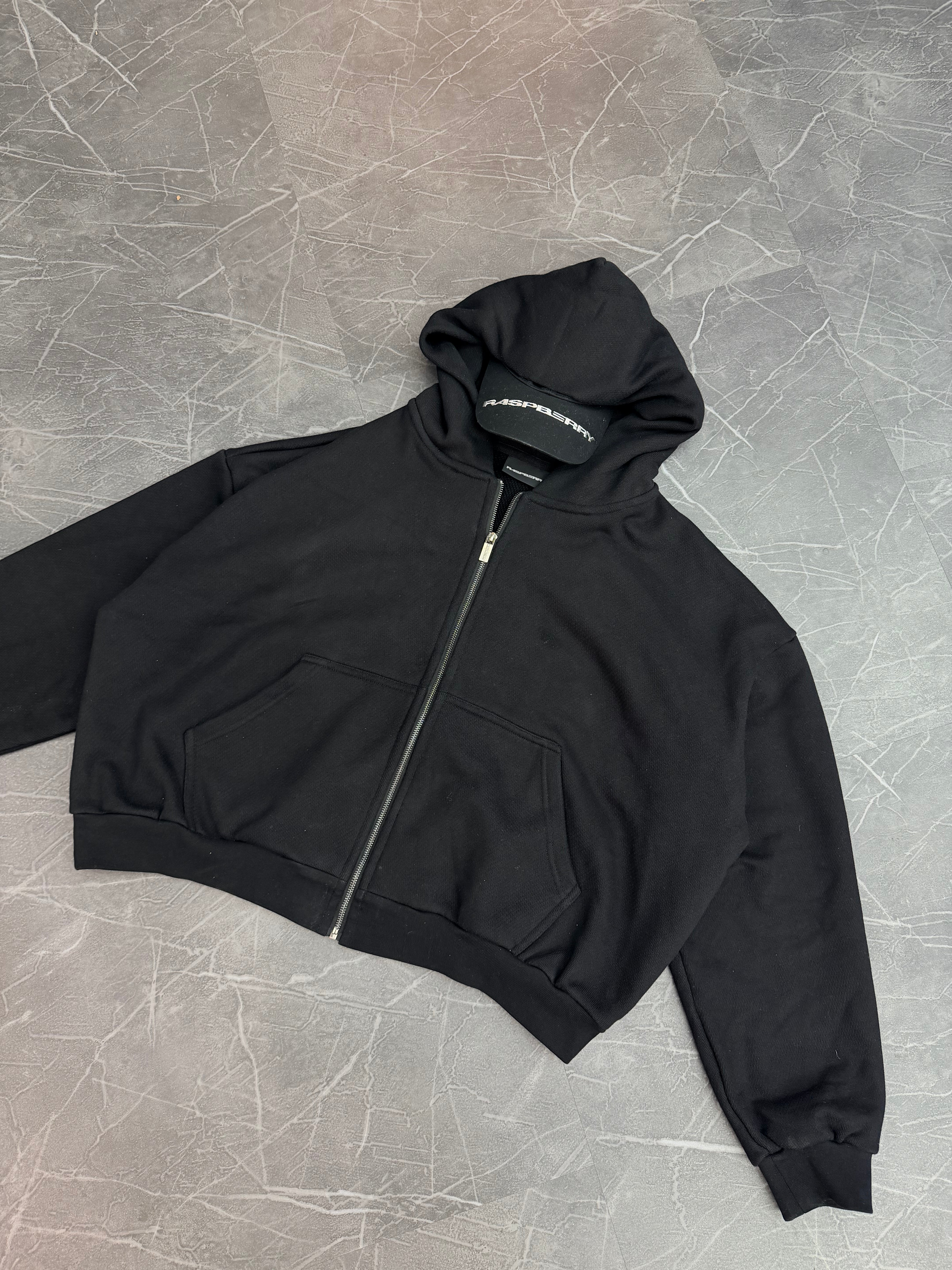 GV Gallery Raspberry Hills Dad Zip Up Hoodie “Black”