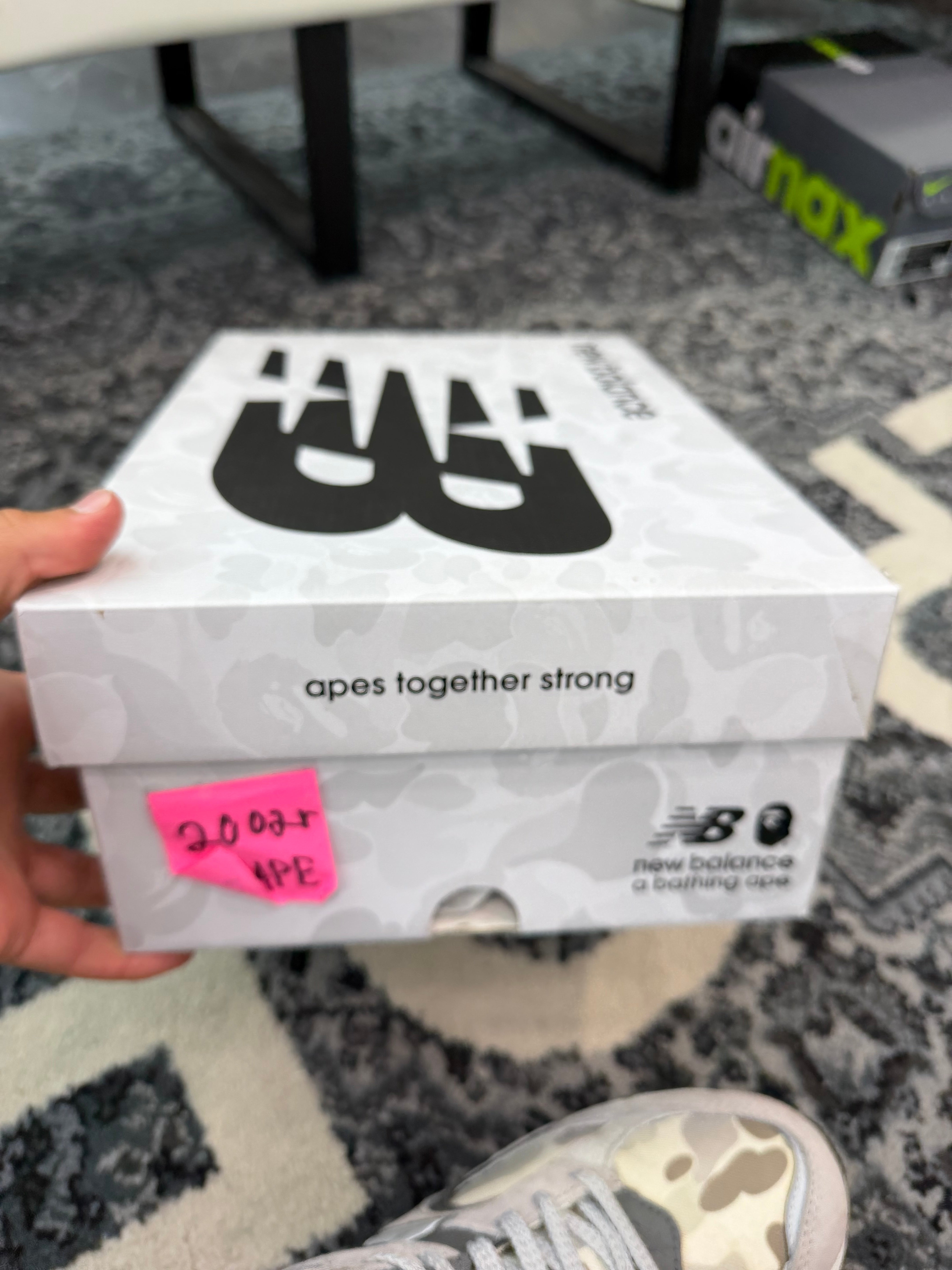 New Balance 2002r x Bape “Grey Camo”