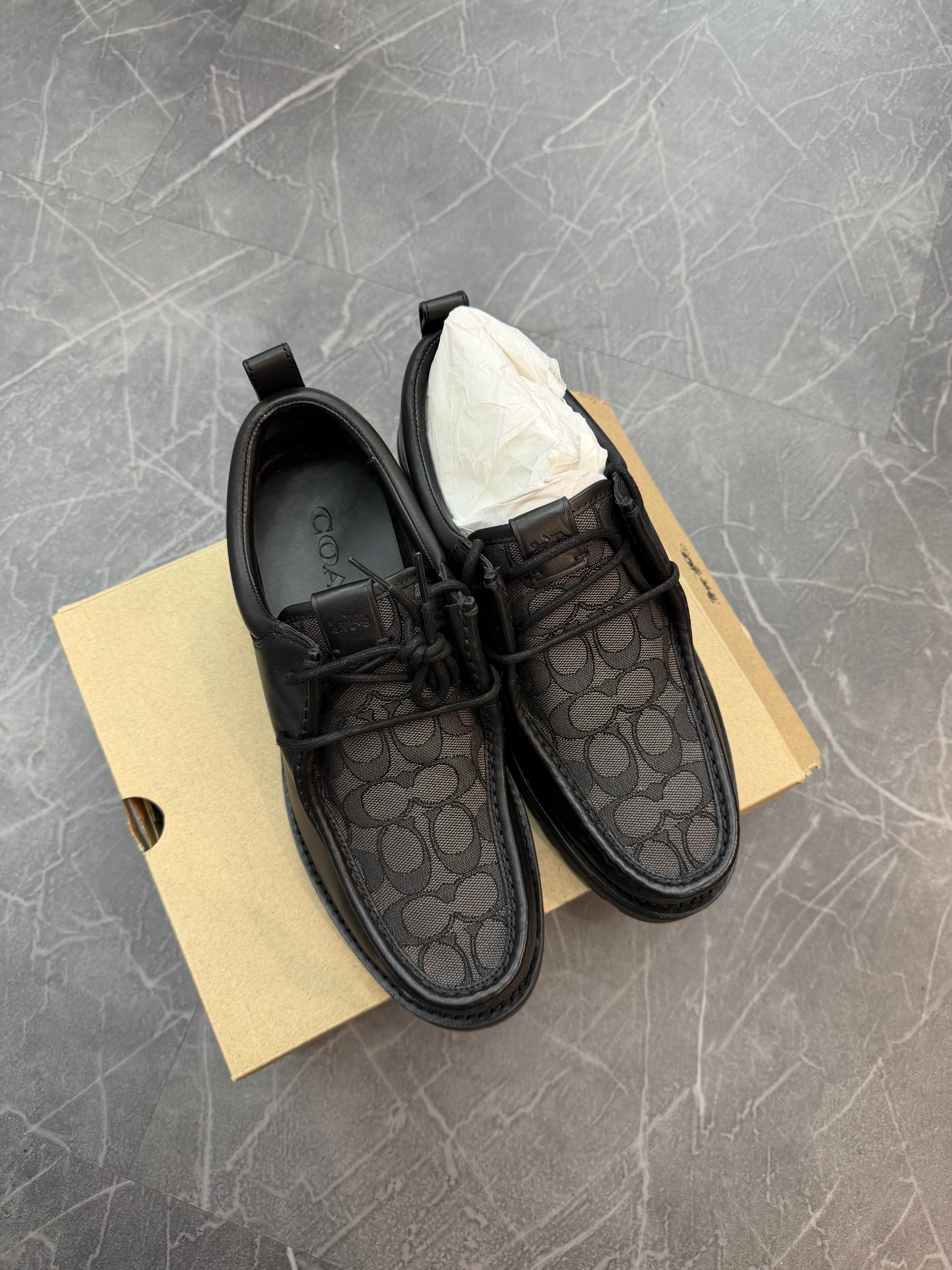 Coach Banks Signature Boot Black