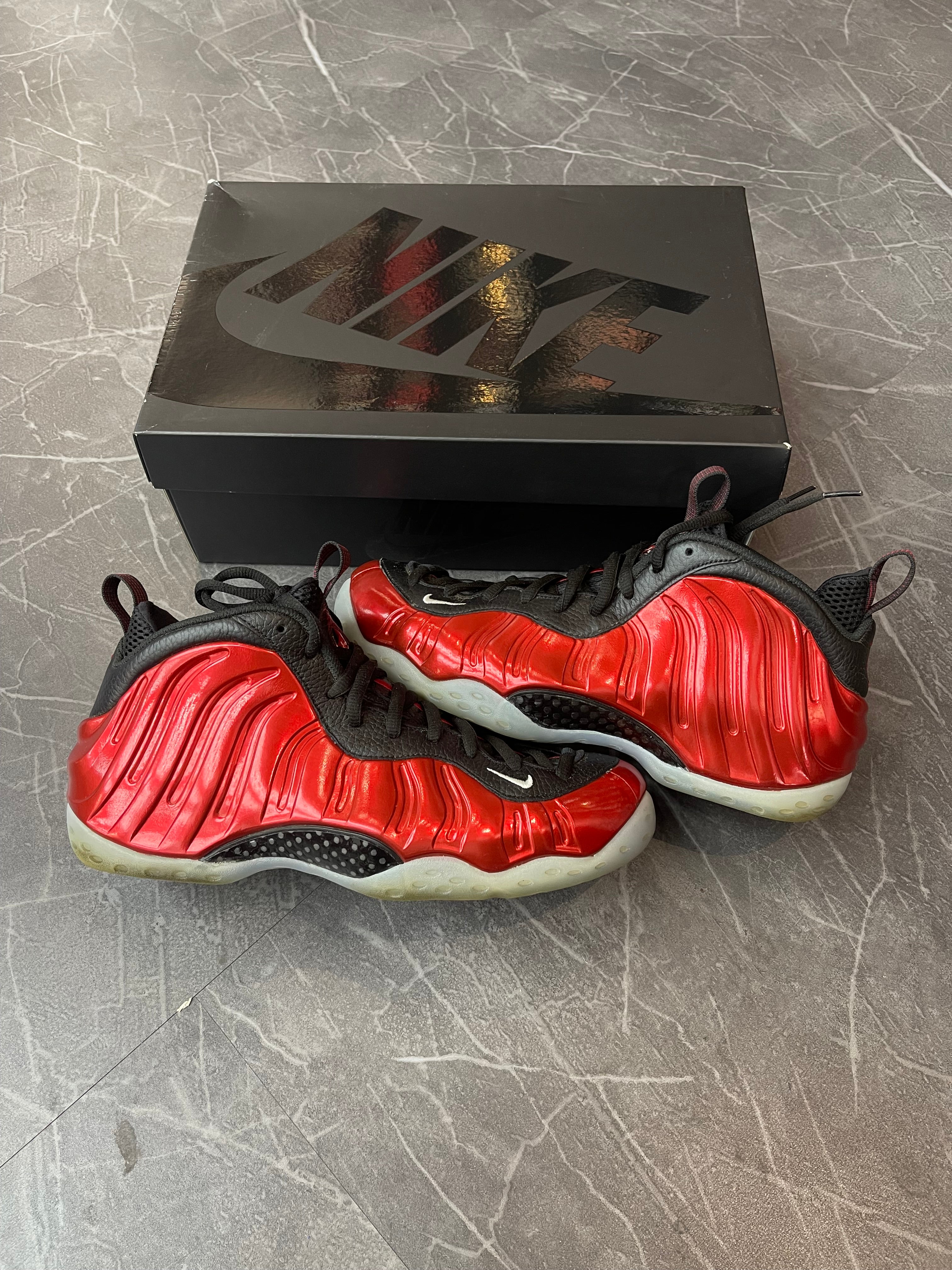 Nike Foamposite “Metallic Red”