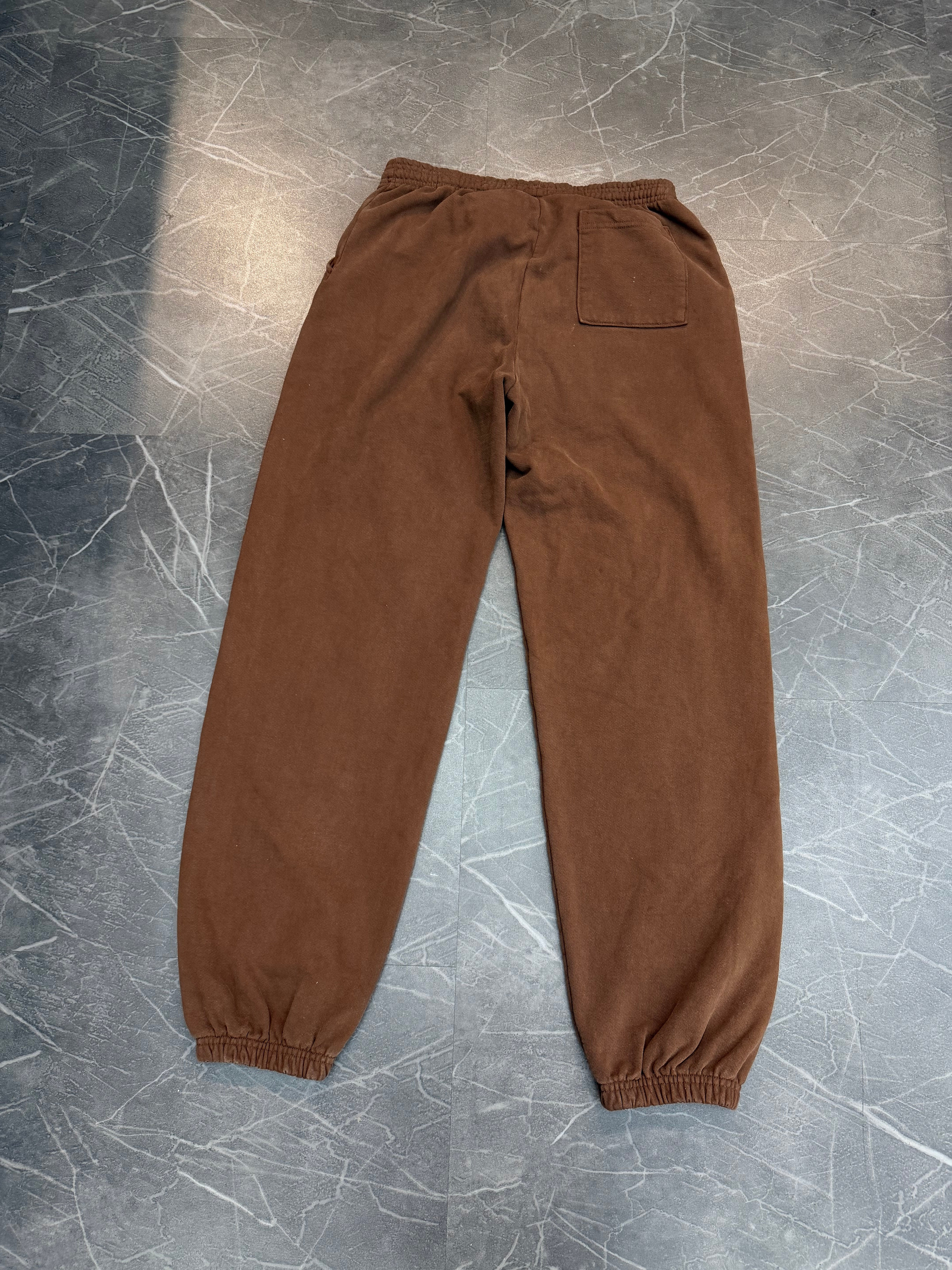 Sp5der Brown Sweatpants