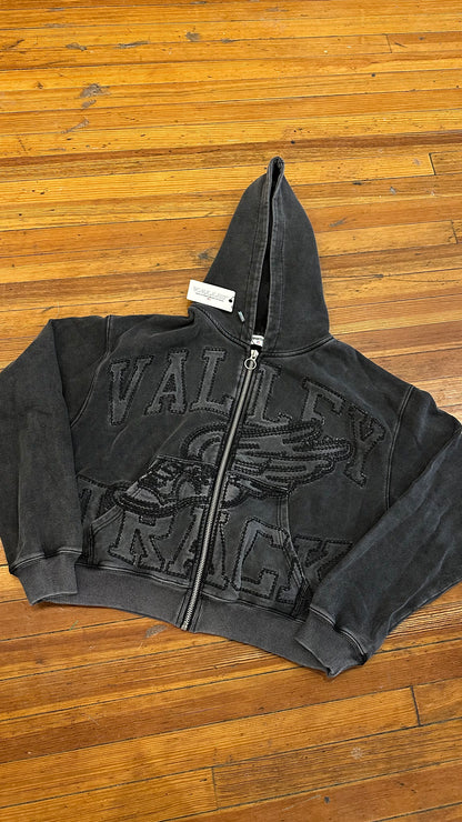 Vale Forever Black Cat Zip Up