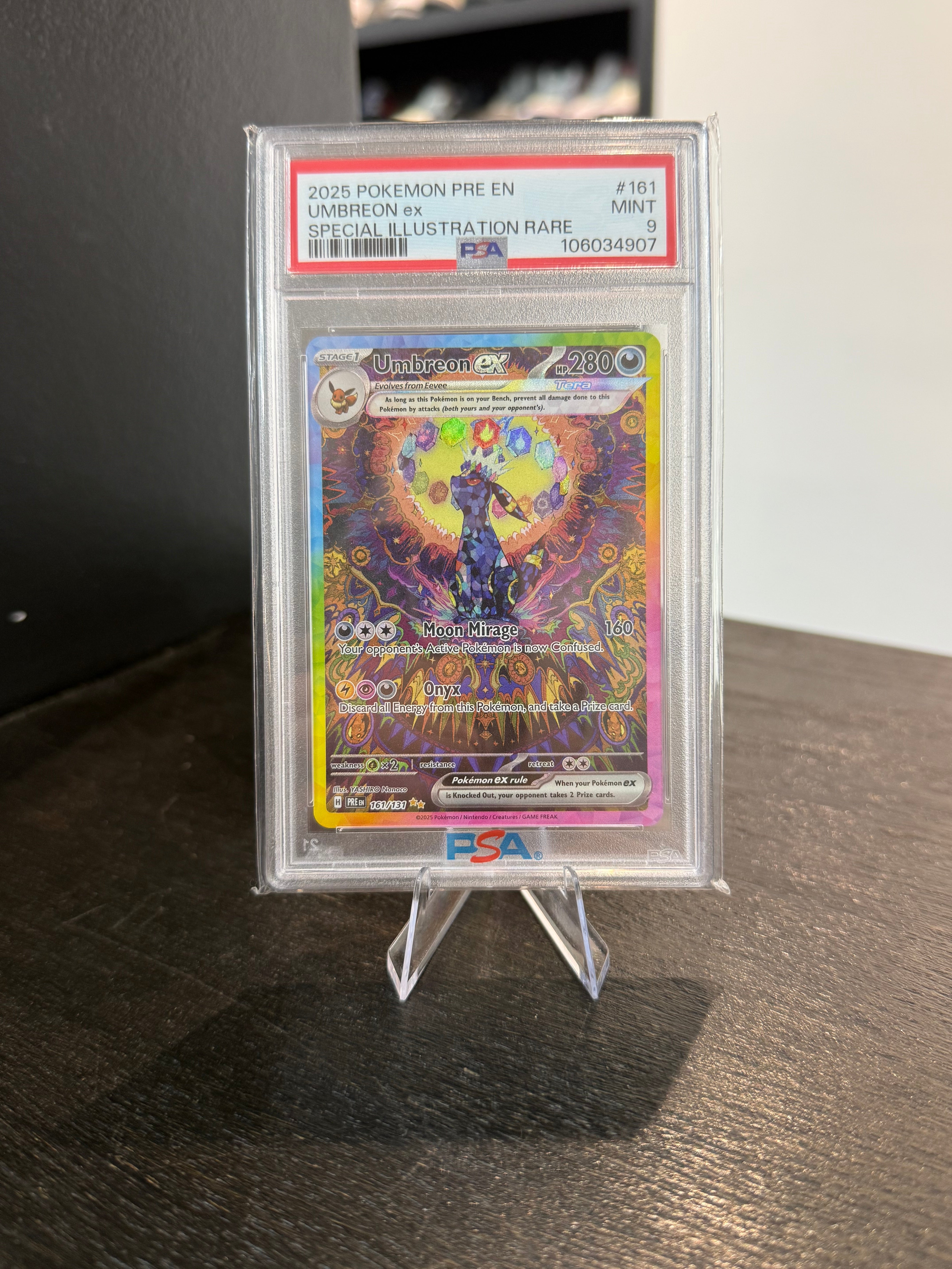 Umbreon ex #161 (PSA 9)