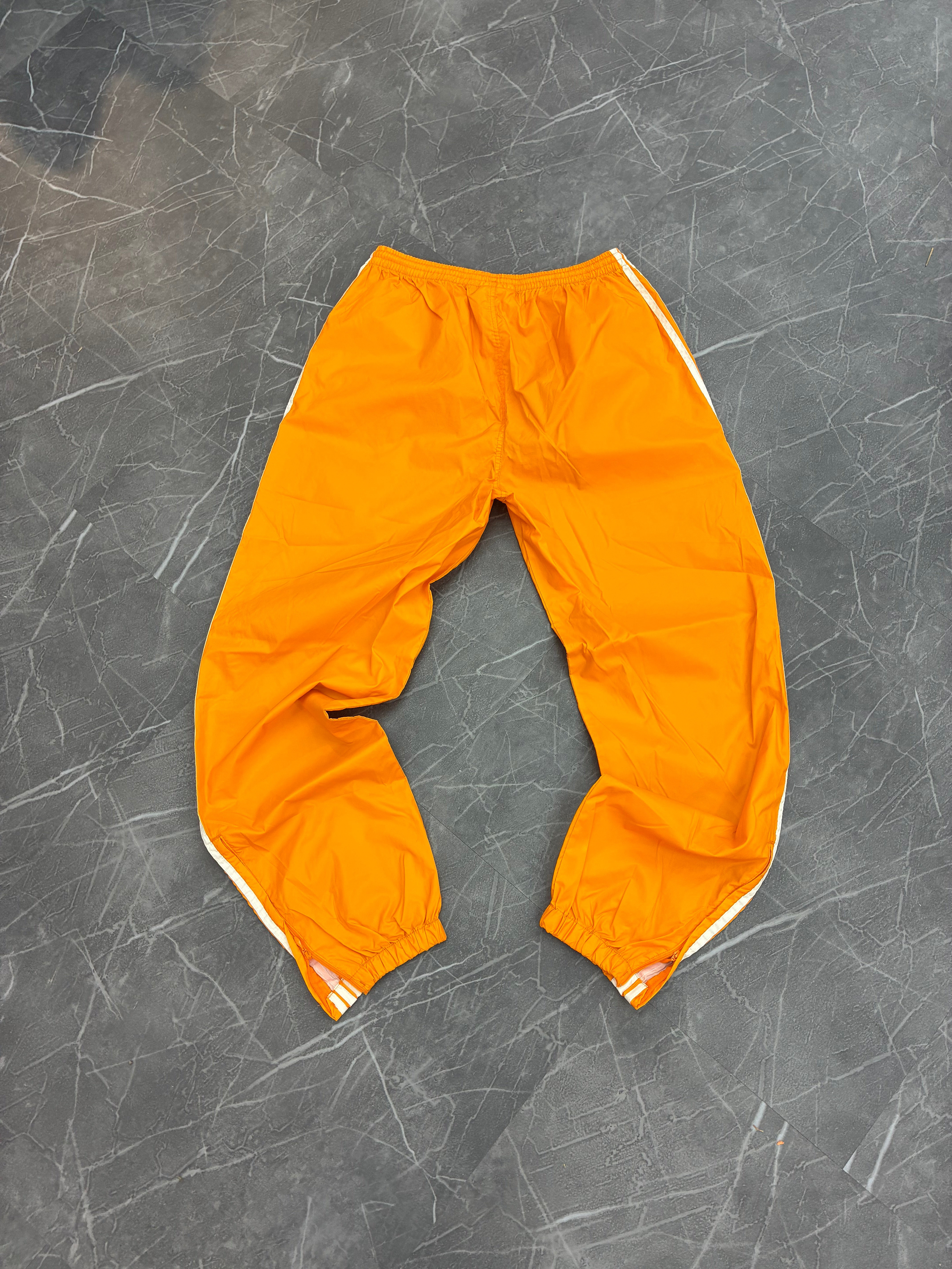 Vintage Adidas Cuffed Track Pants Orange (L)
