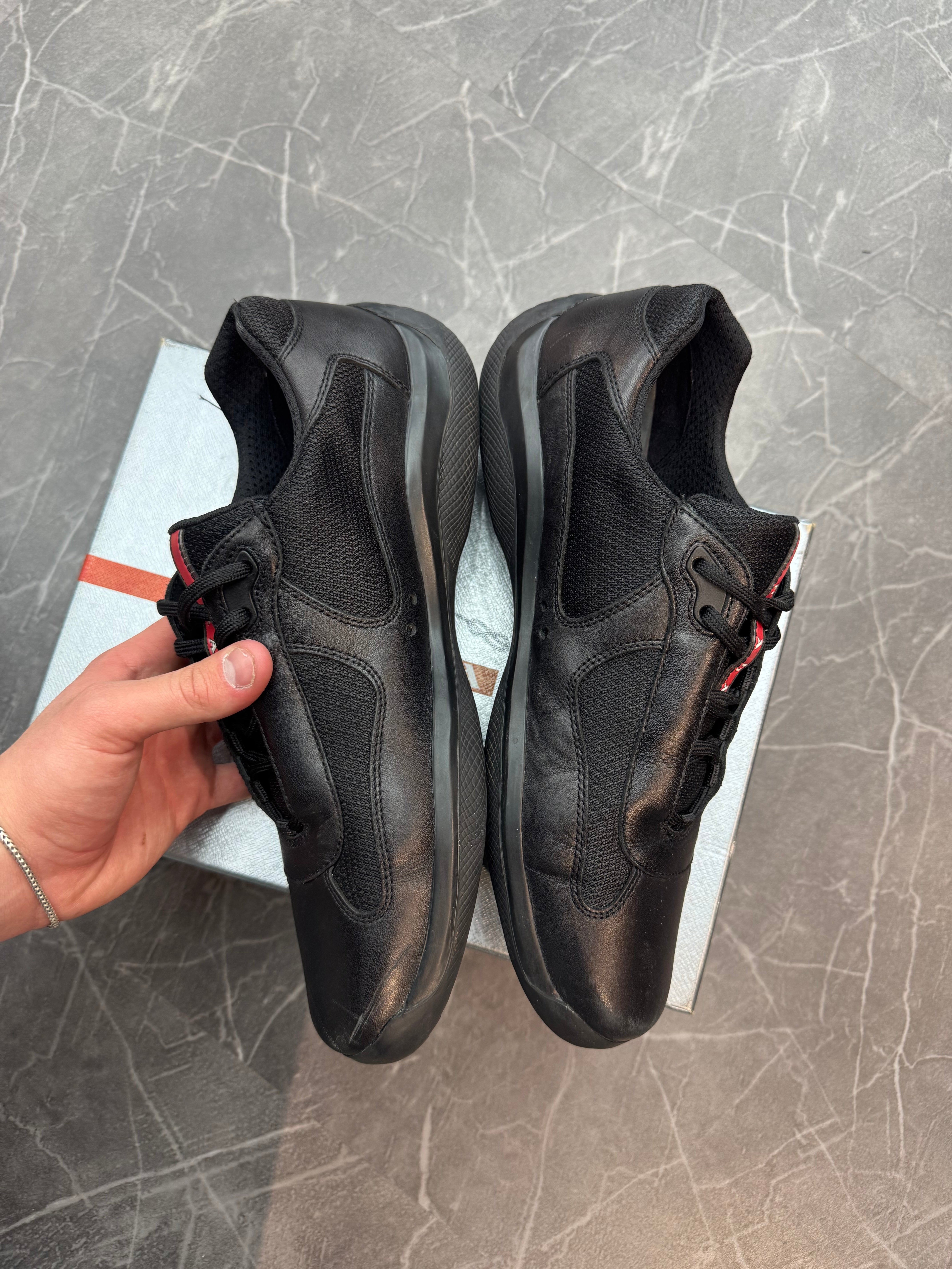 Prada America’s Cup Leather Black