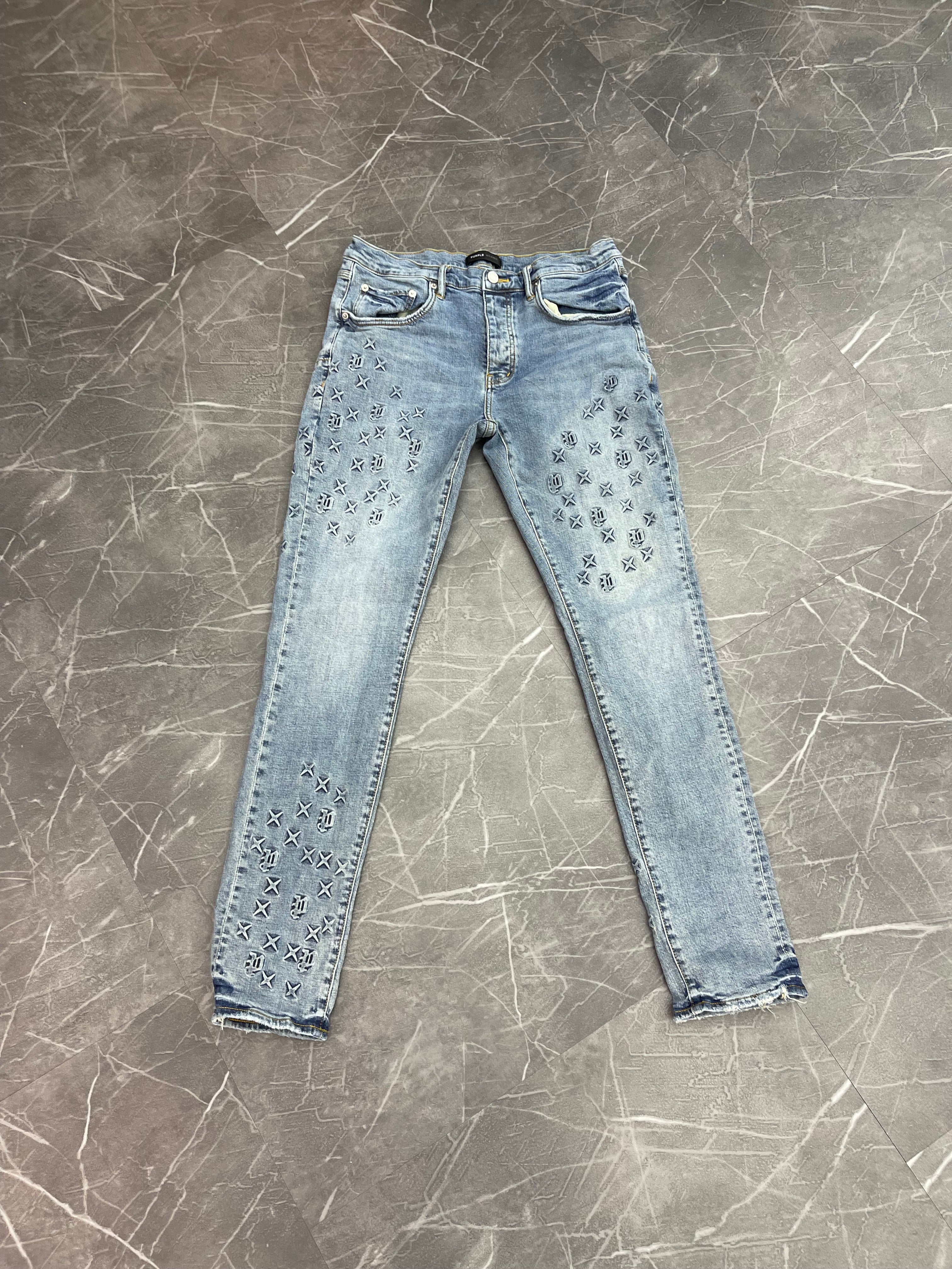 Purple Brand Jeans “Monogram Logo” (34)