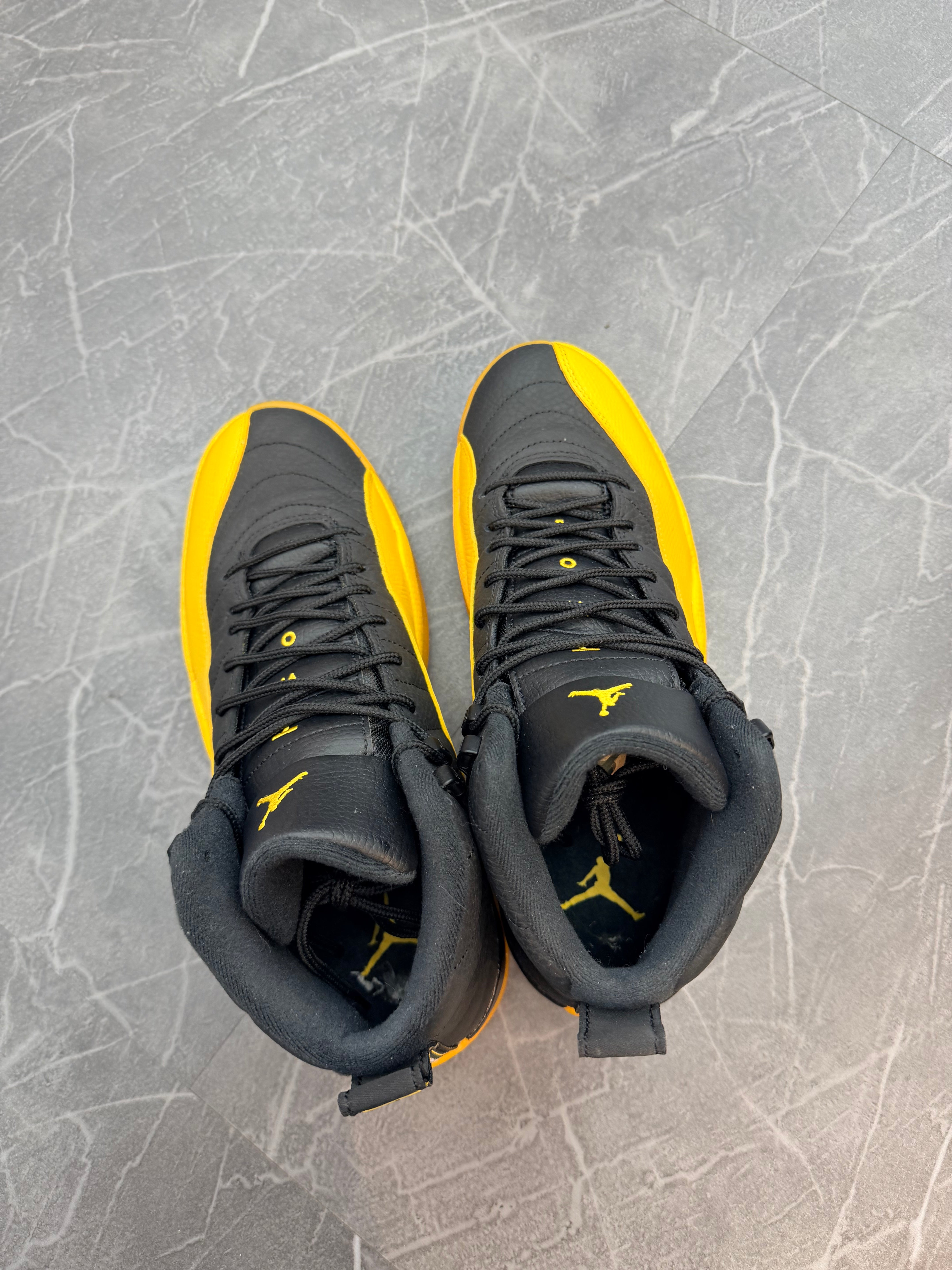 Jordan 12 “Black University Gold”