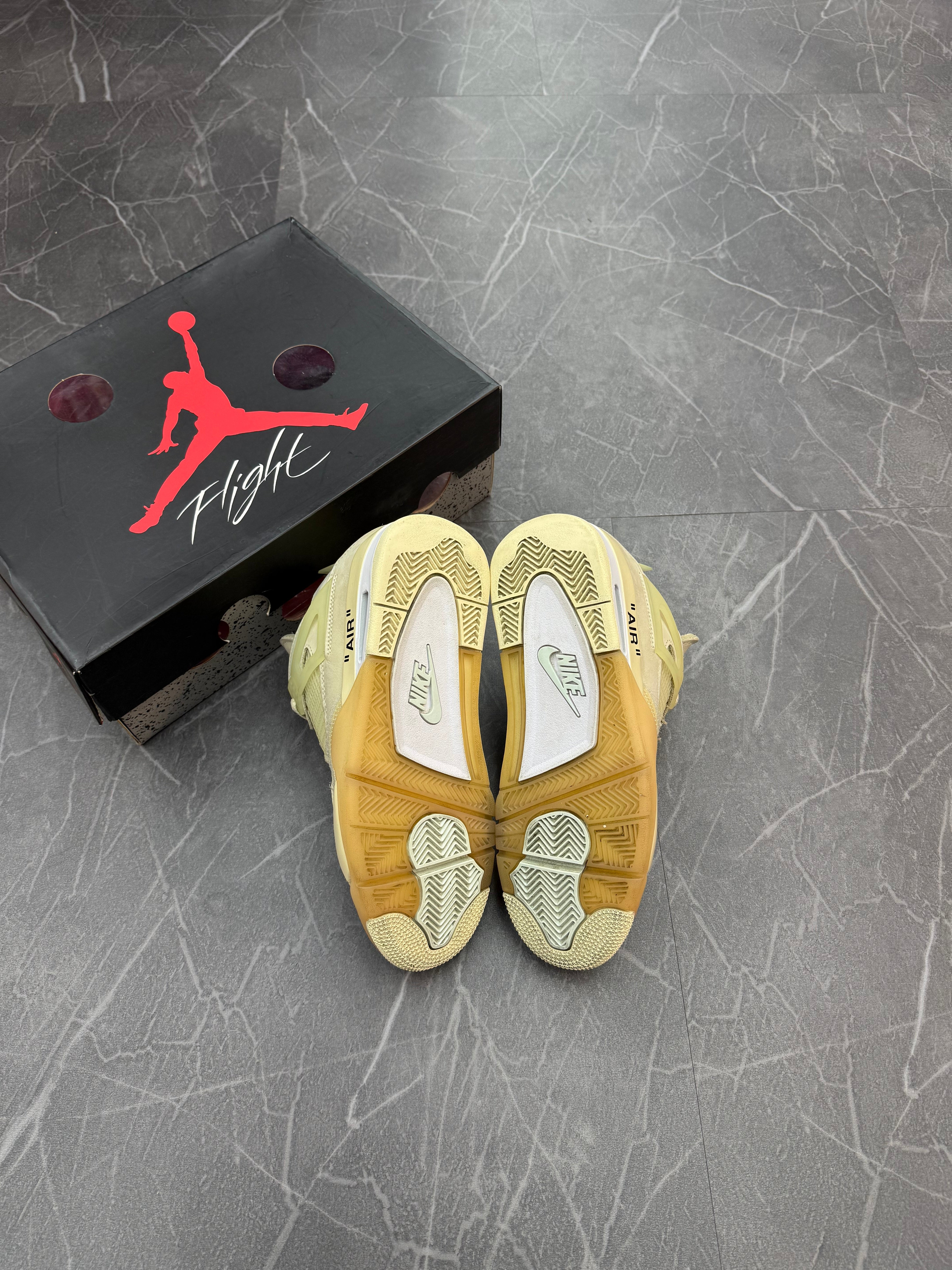 Jordan 4 Off-White “Sail”