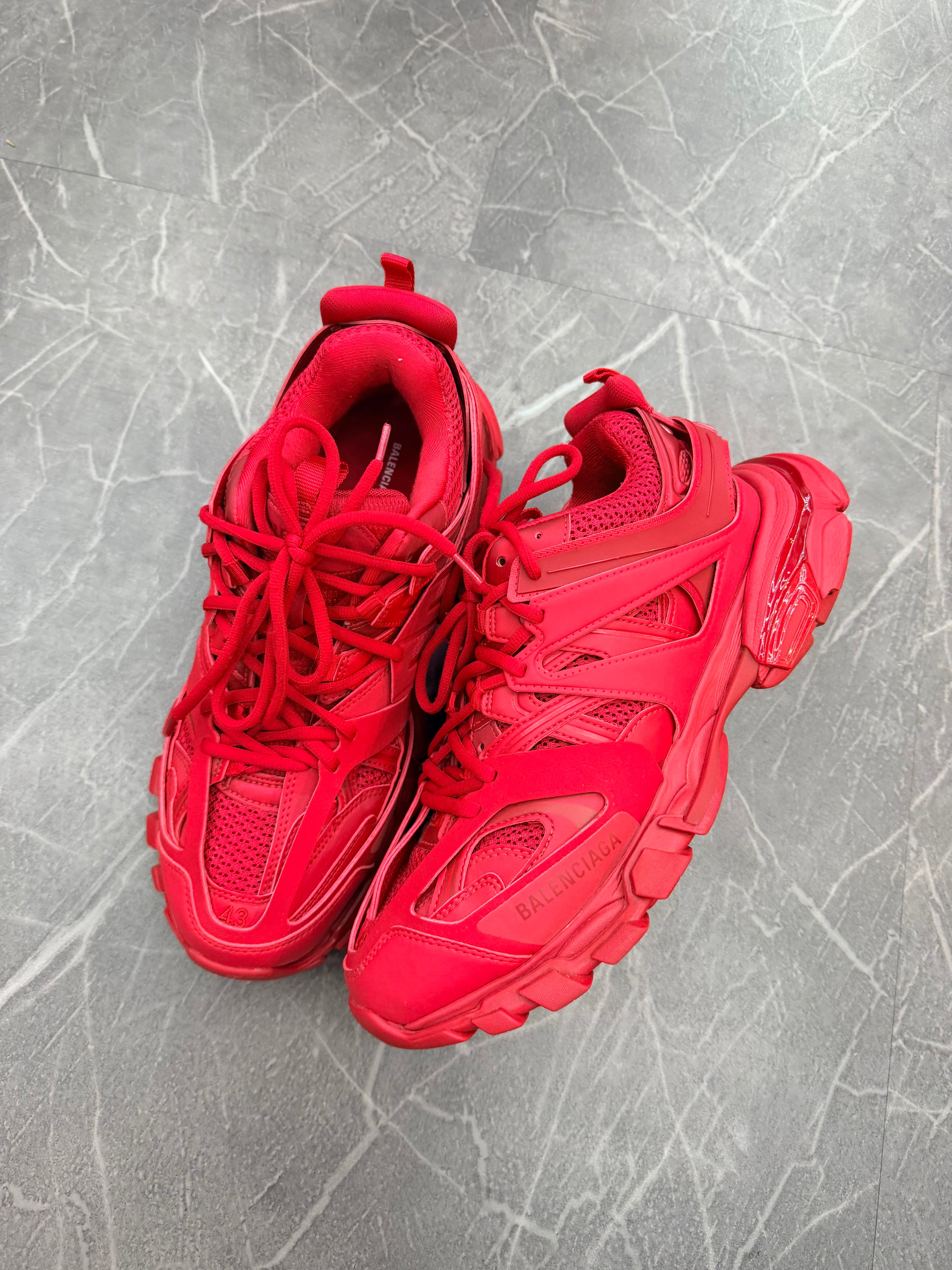 Balenciaga Track Runner “All Red”