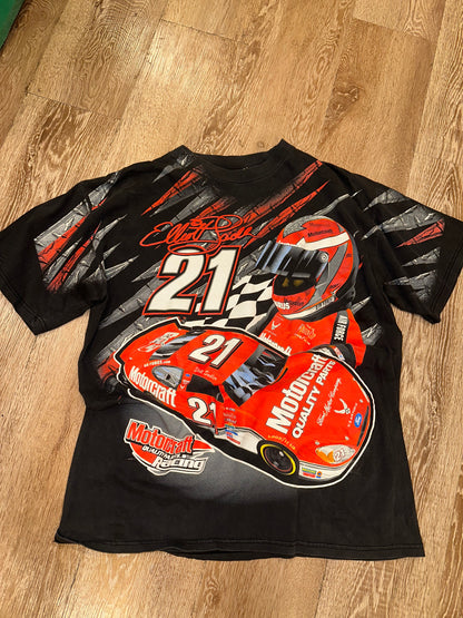 Vintage NASCAR Elliott Sadler Motorcraft Racing Tee (XL)