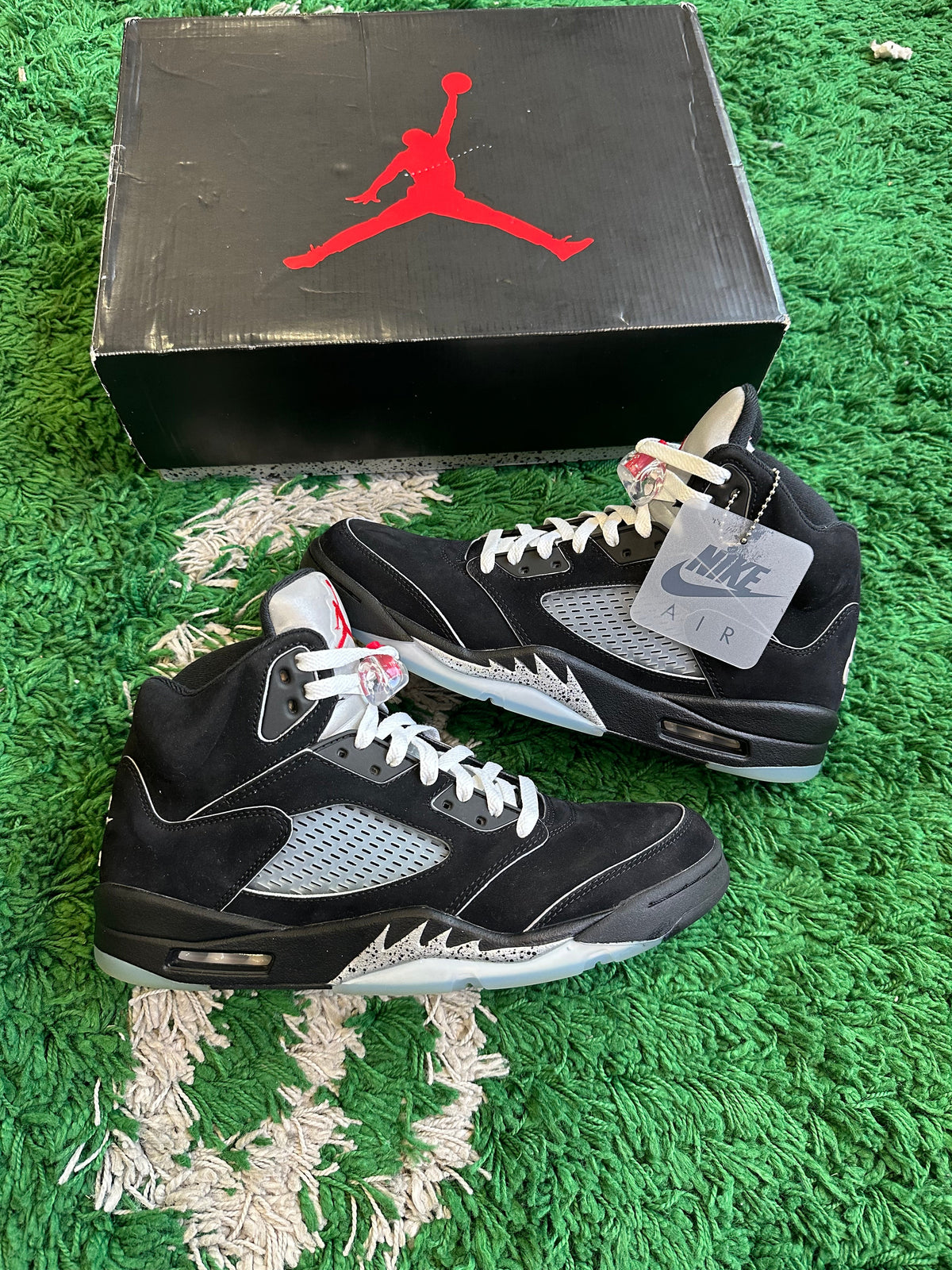 Jordan 5 “Black Metallic Reimagined” (Size 11) - Image 1