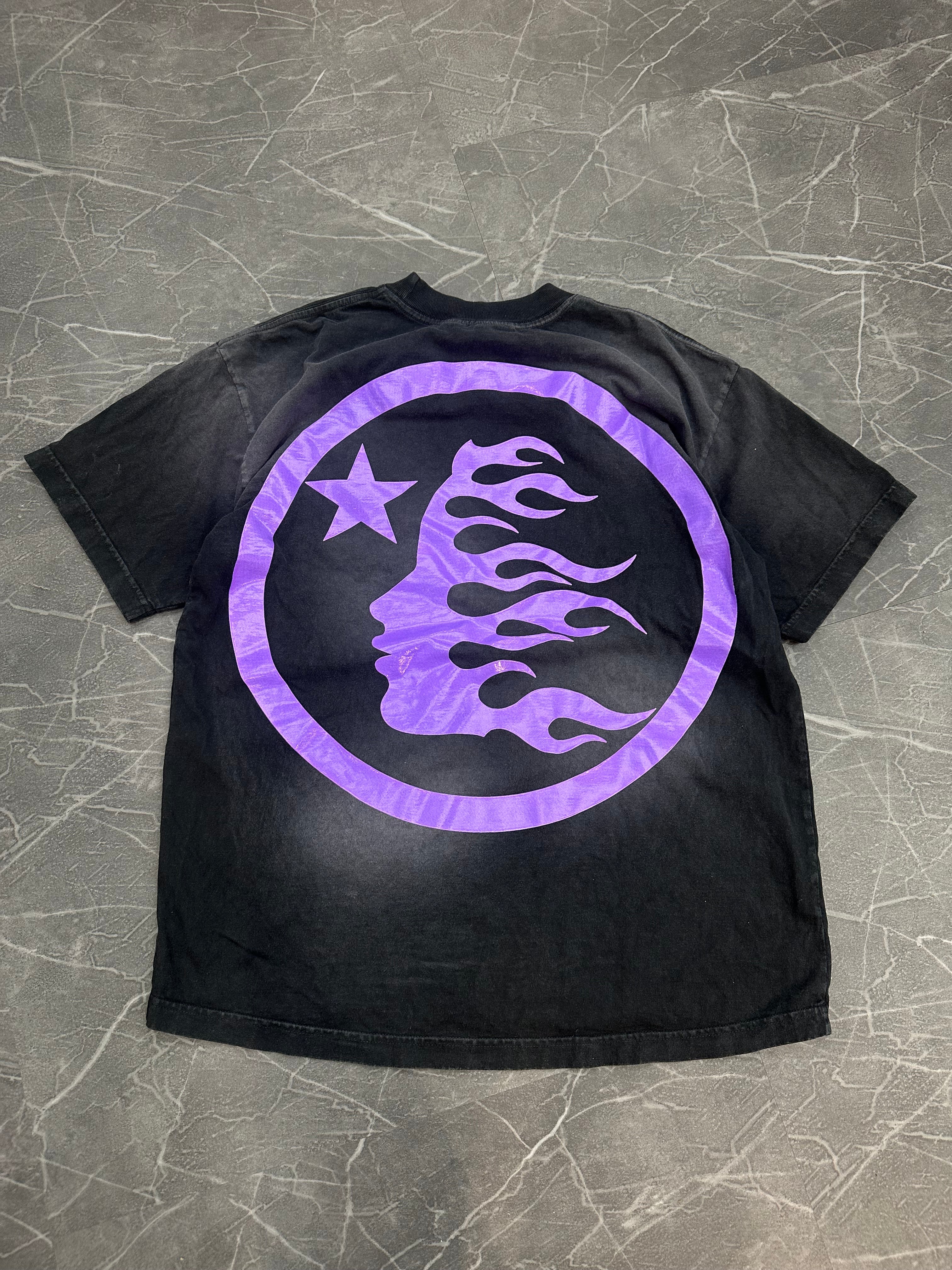 Hellstar Gel Logo Tee “Purple”