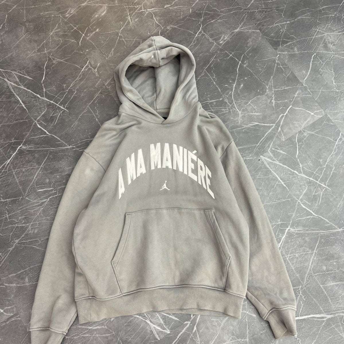 Jordan x A Ma Maniere Hoodie Flat Pewter - Image 1