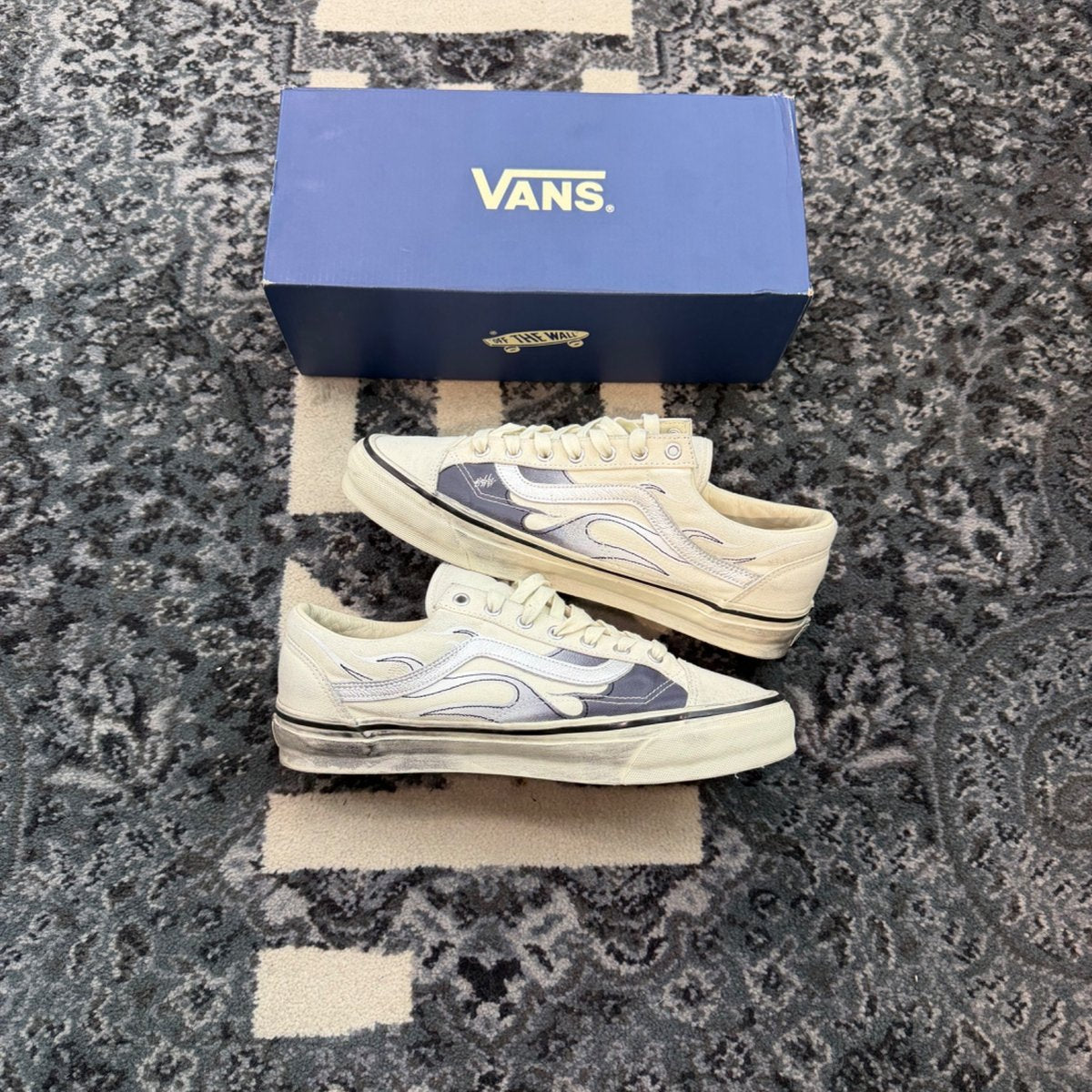 Vans LX Old Skool Archive Flame White - back