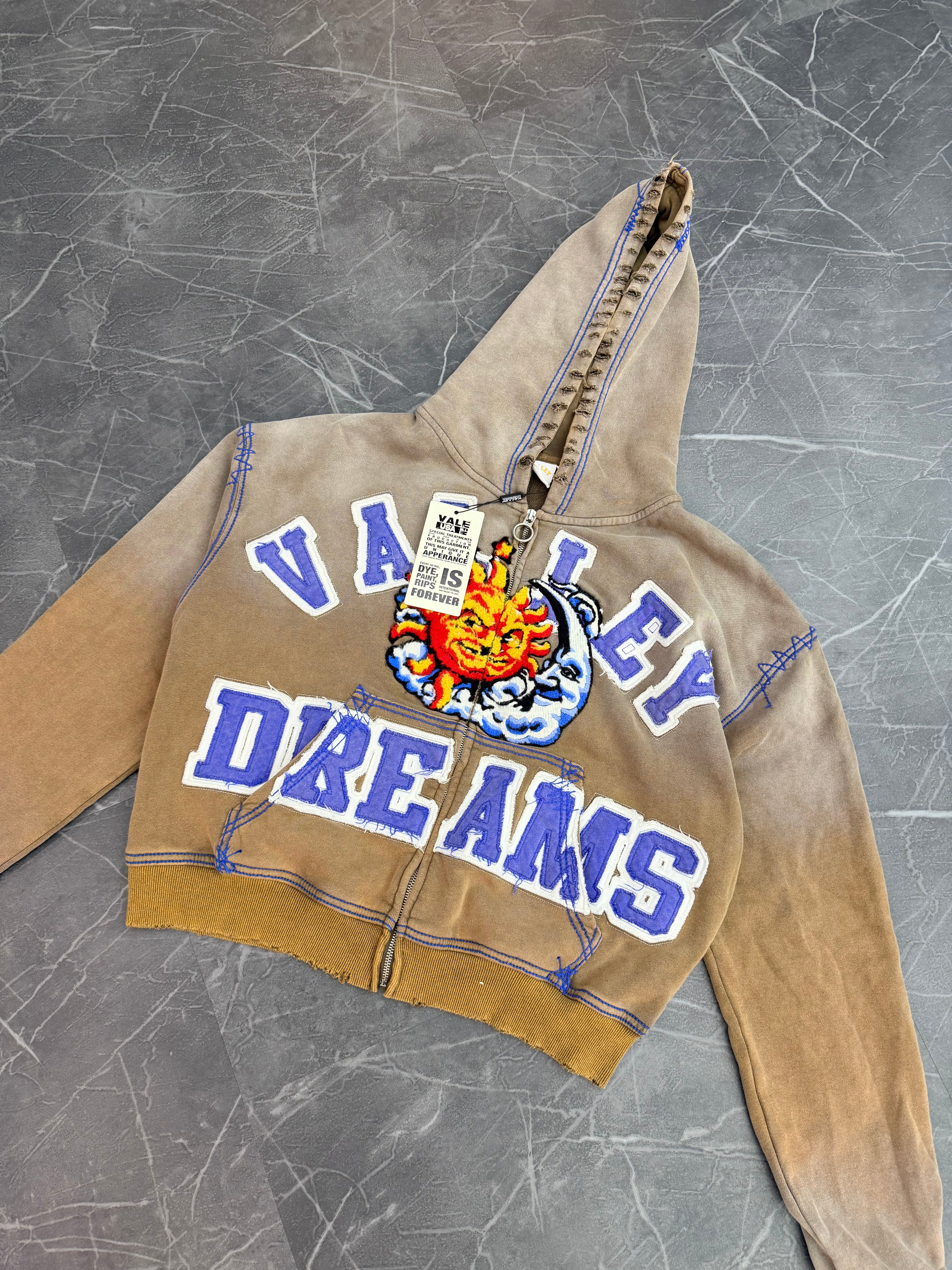 Vale Forever Sunny Zip Up “Brown”