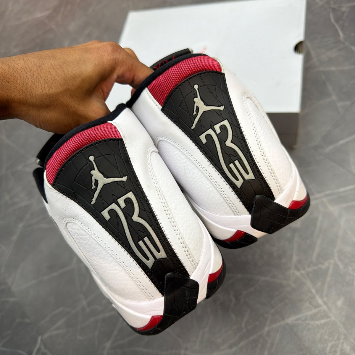Jordan 14 Retro Black Toe (2024) (Size 11.5) (Lightly Worn)