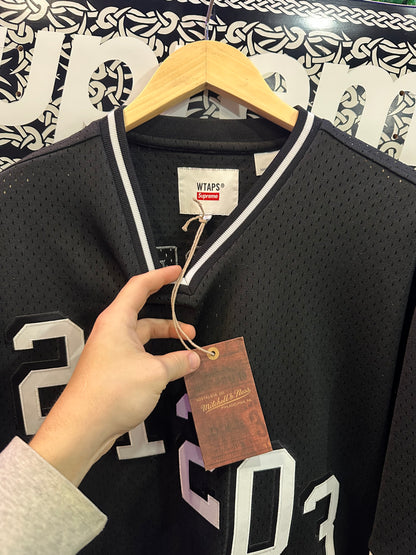 Supreme WTAPS Mitchell & Ness Hockey Jersey “Black”