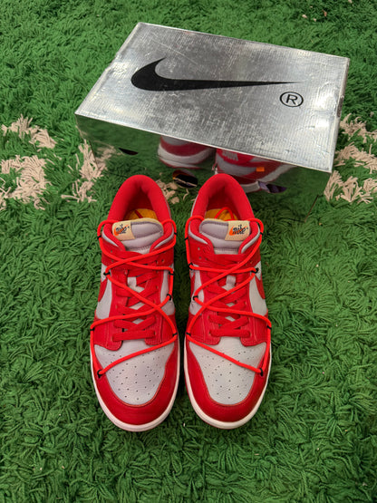 Nike Dunk Low x Off-White “University Red”
