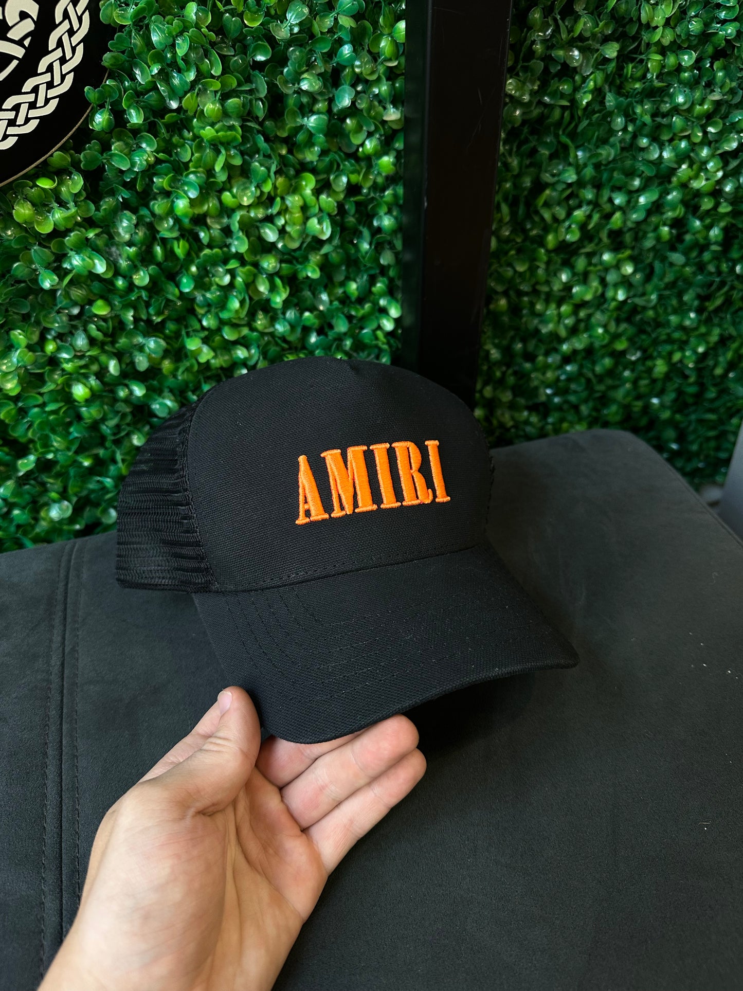 Amiri Hat “Black Orange”