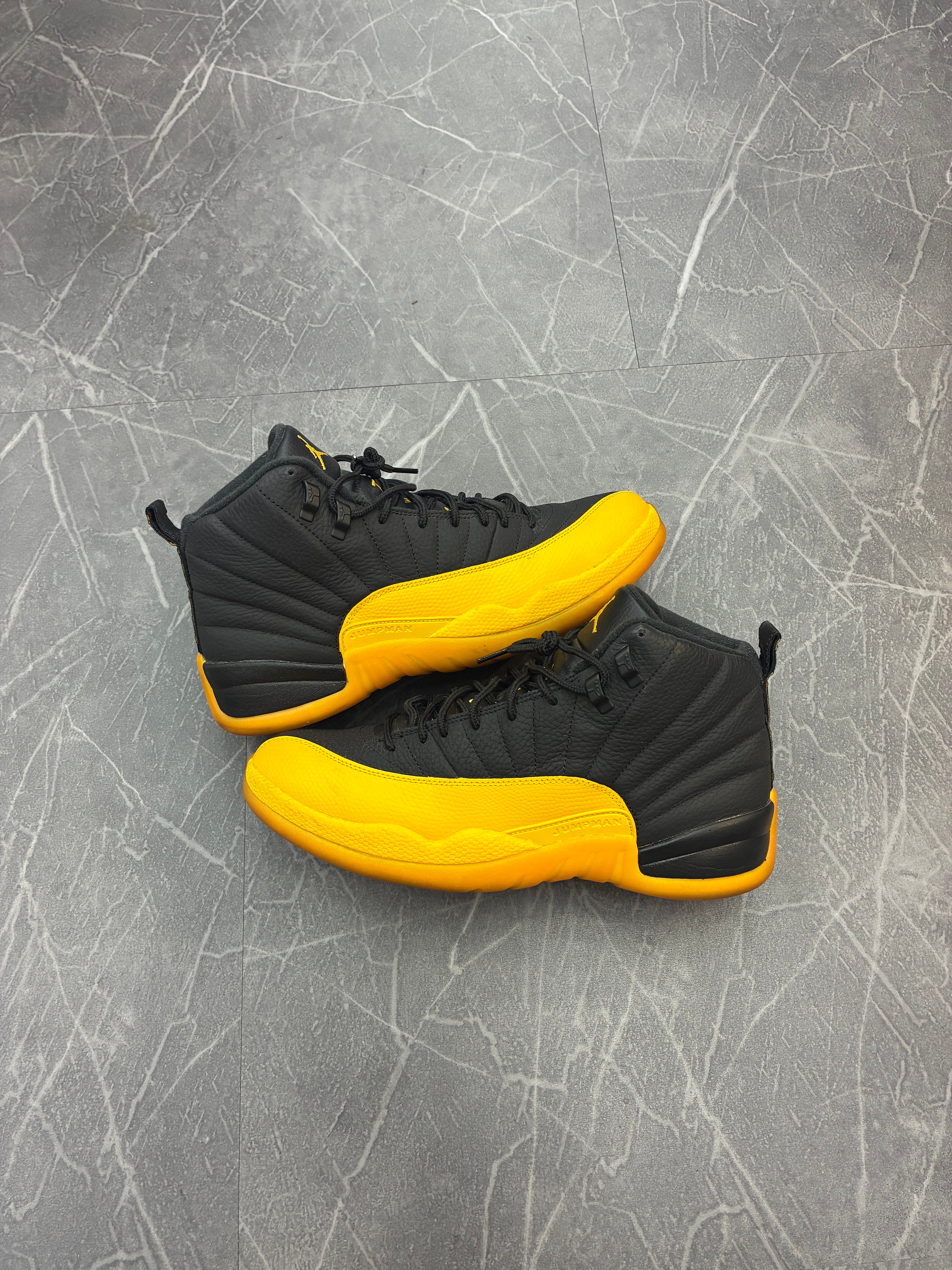 Jordan 12 “Black University Gold”