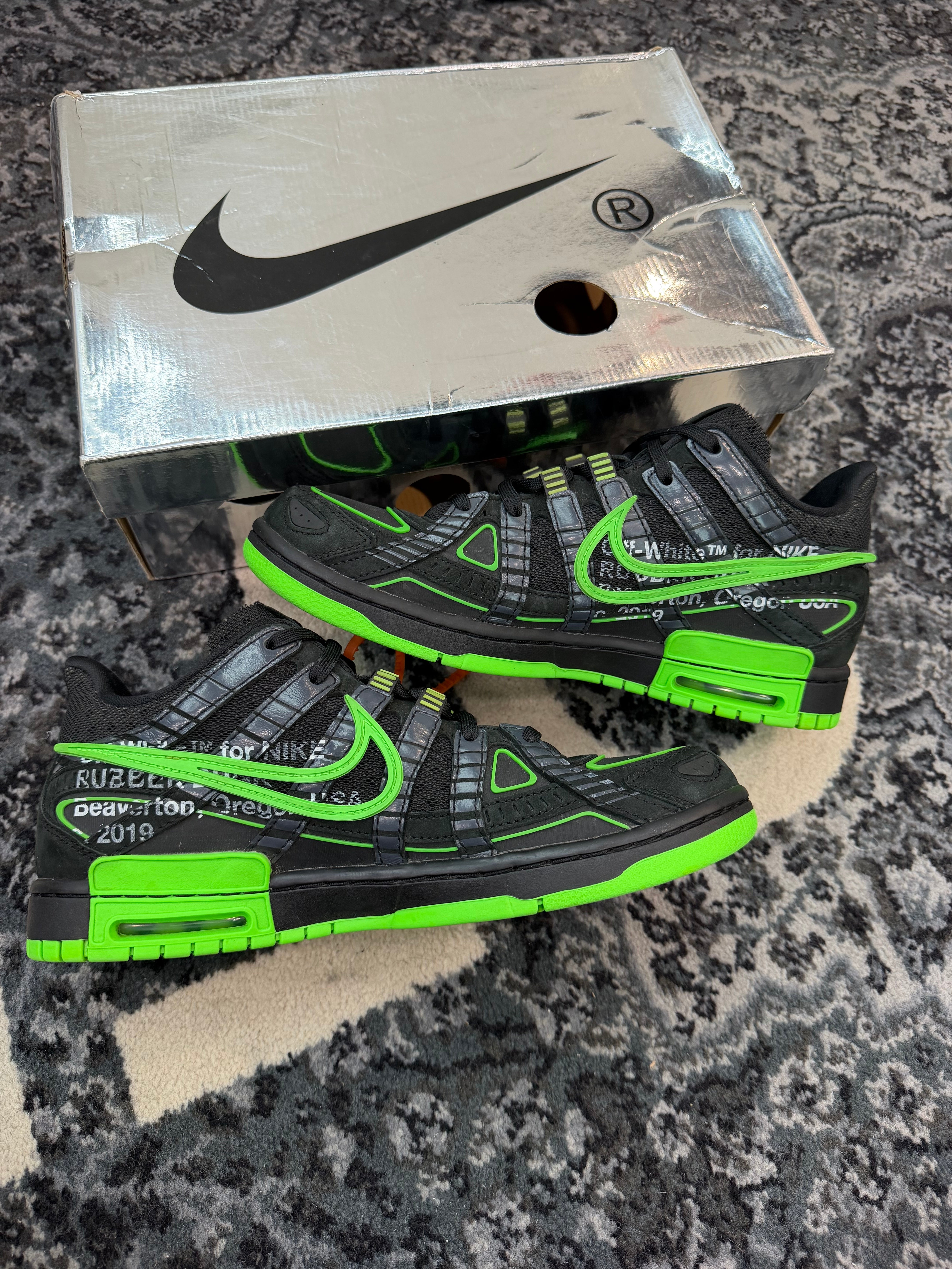 Nike Rubber Dunk Low x Off White “Green Strike”