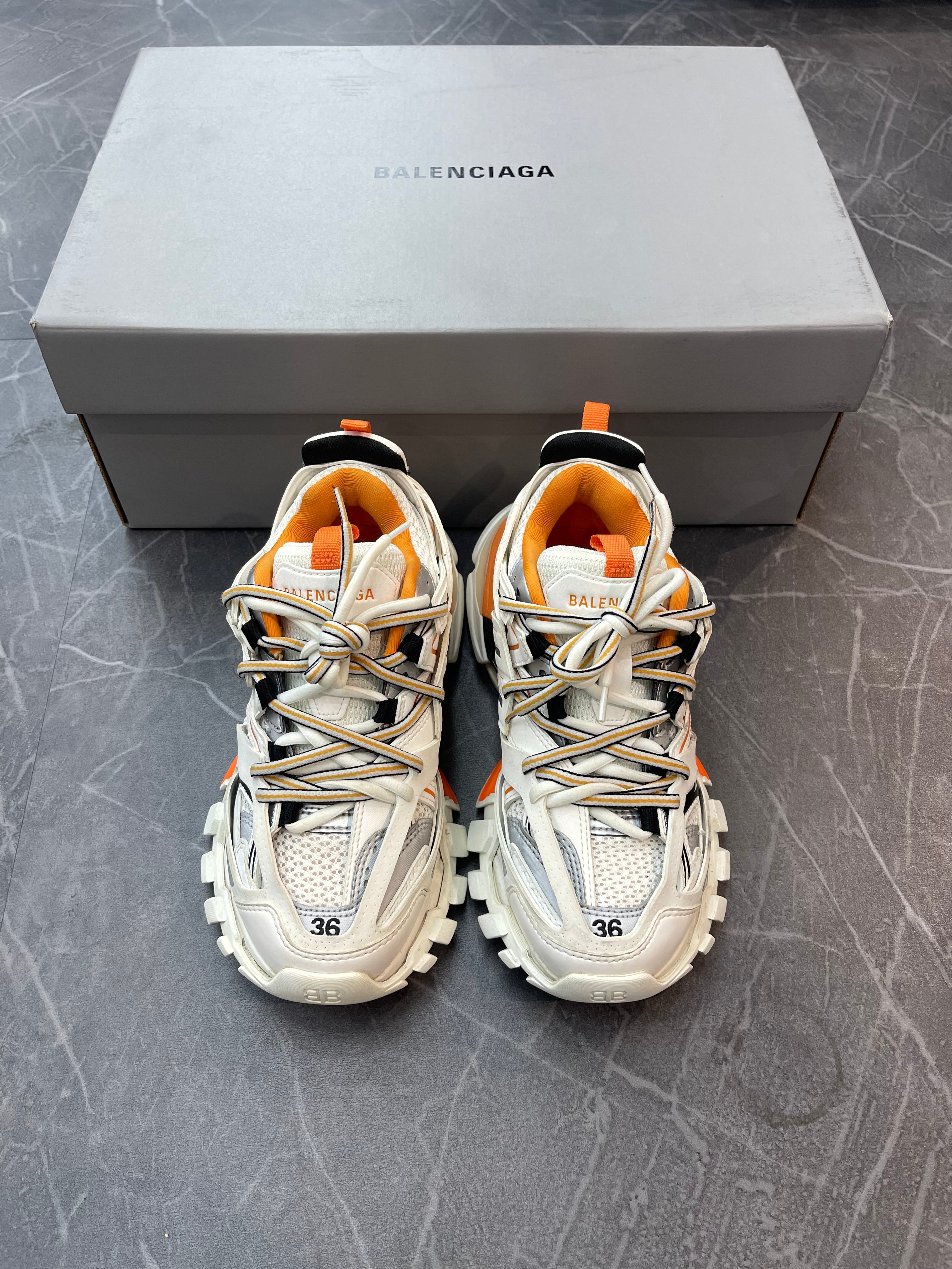 Balenciaga Track Runner “White Orange”