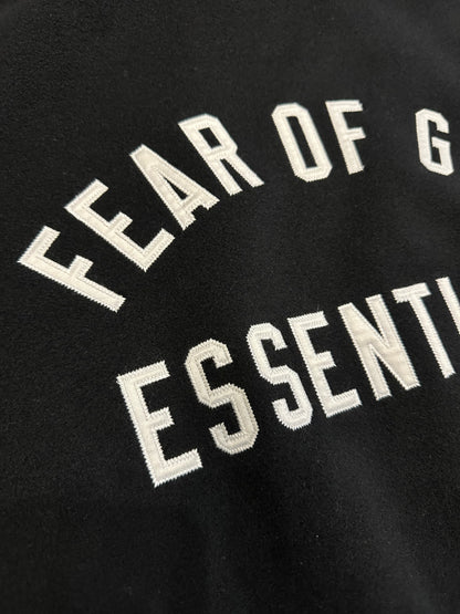 Essentials Brushed Yam Hoodie “Black”