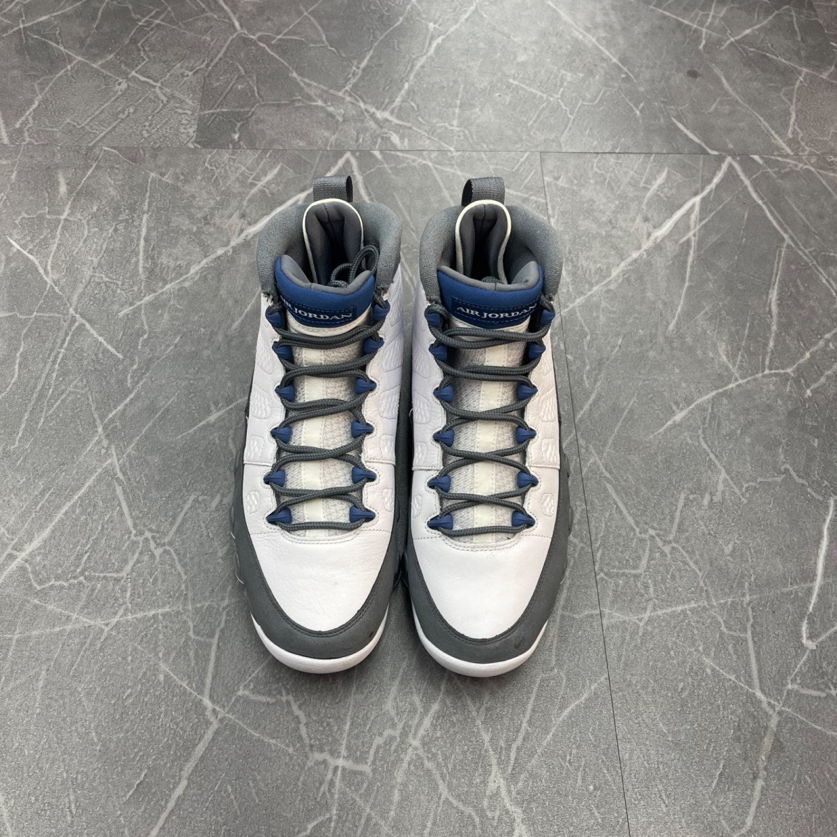 Jordan 9 Retro Flint Grey French Blue (2026) - Image 1