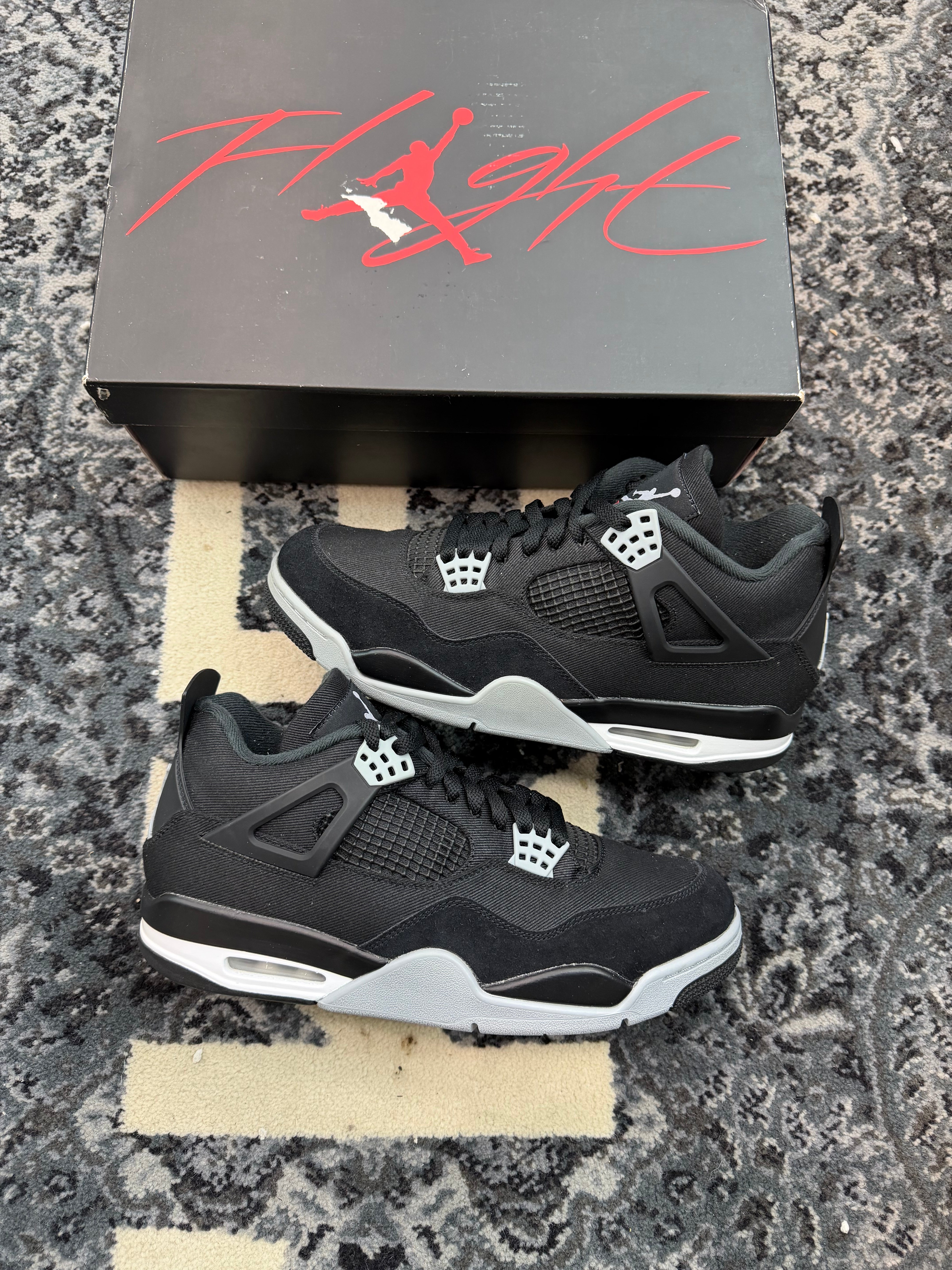 Jordan 4 “Black Canvas”