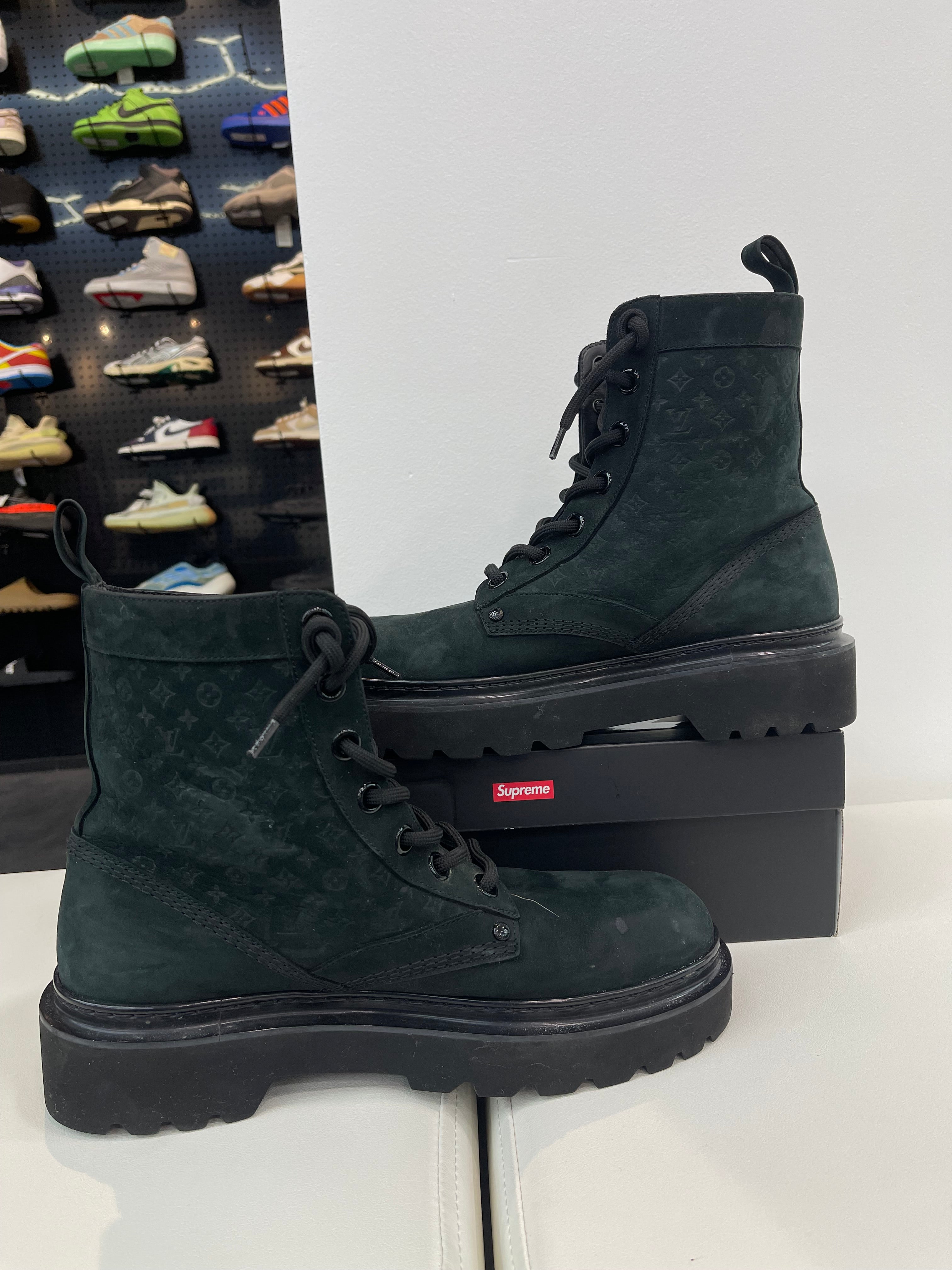 Louis Vuitton Monogram Ranger Boots “Black”