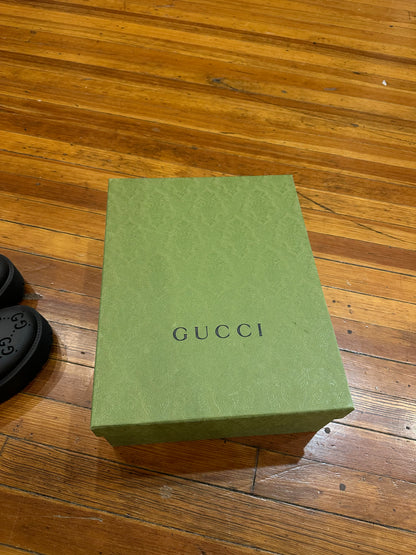 Gucci Black Slip Ons