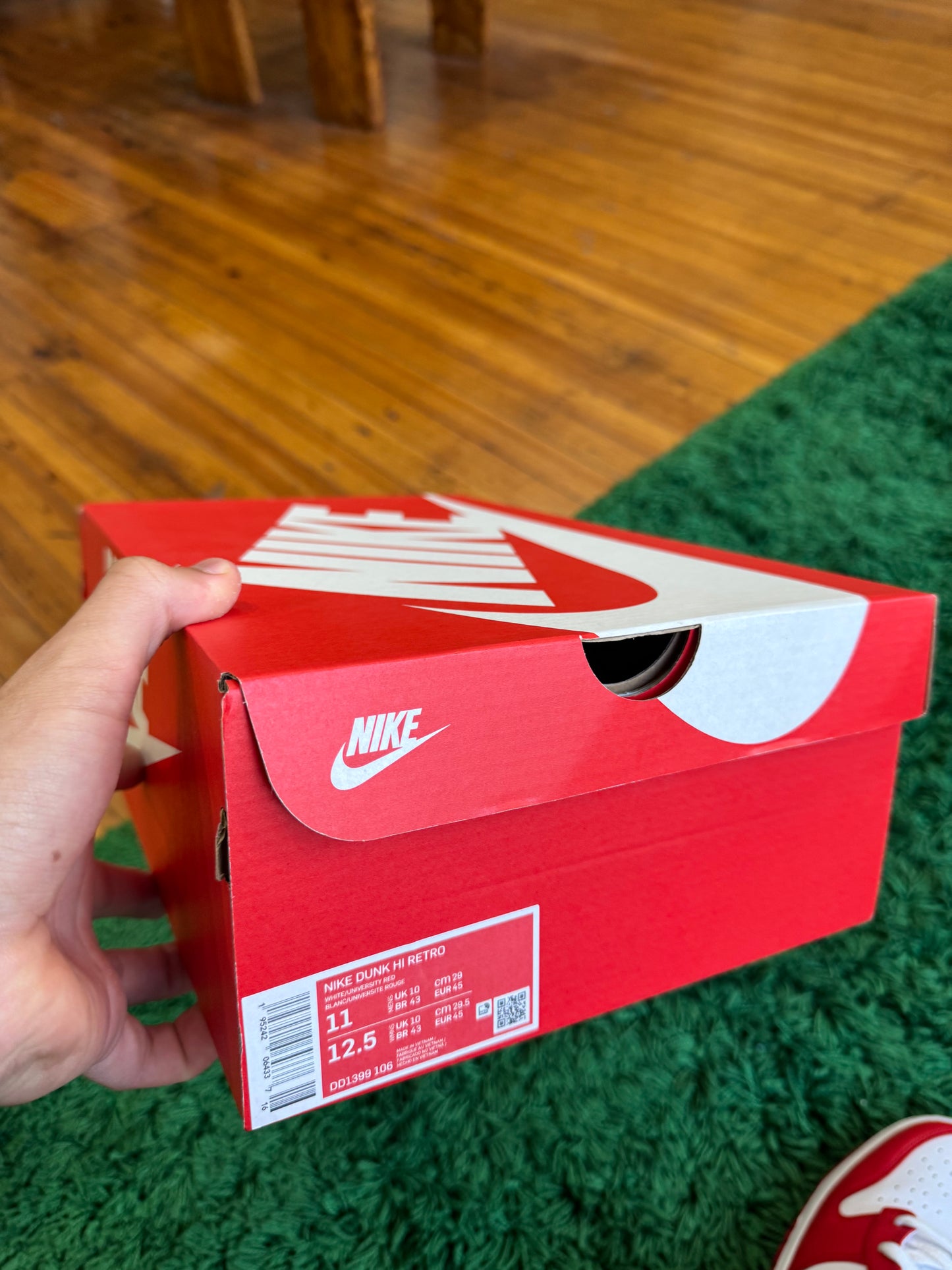 Nike Dunk High “Championship Red”