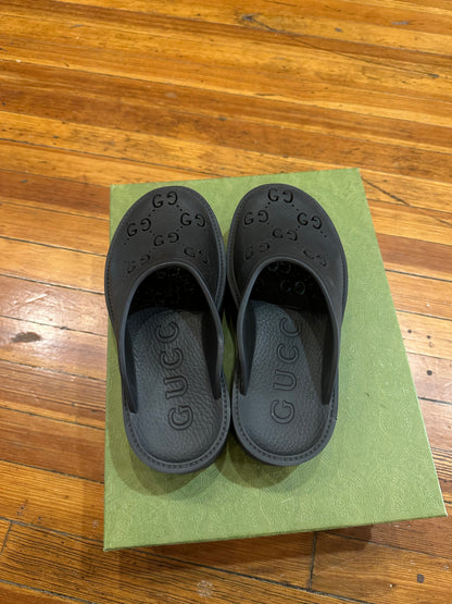 Gucci Black Slip Ons