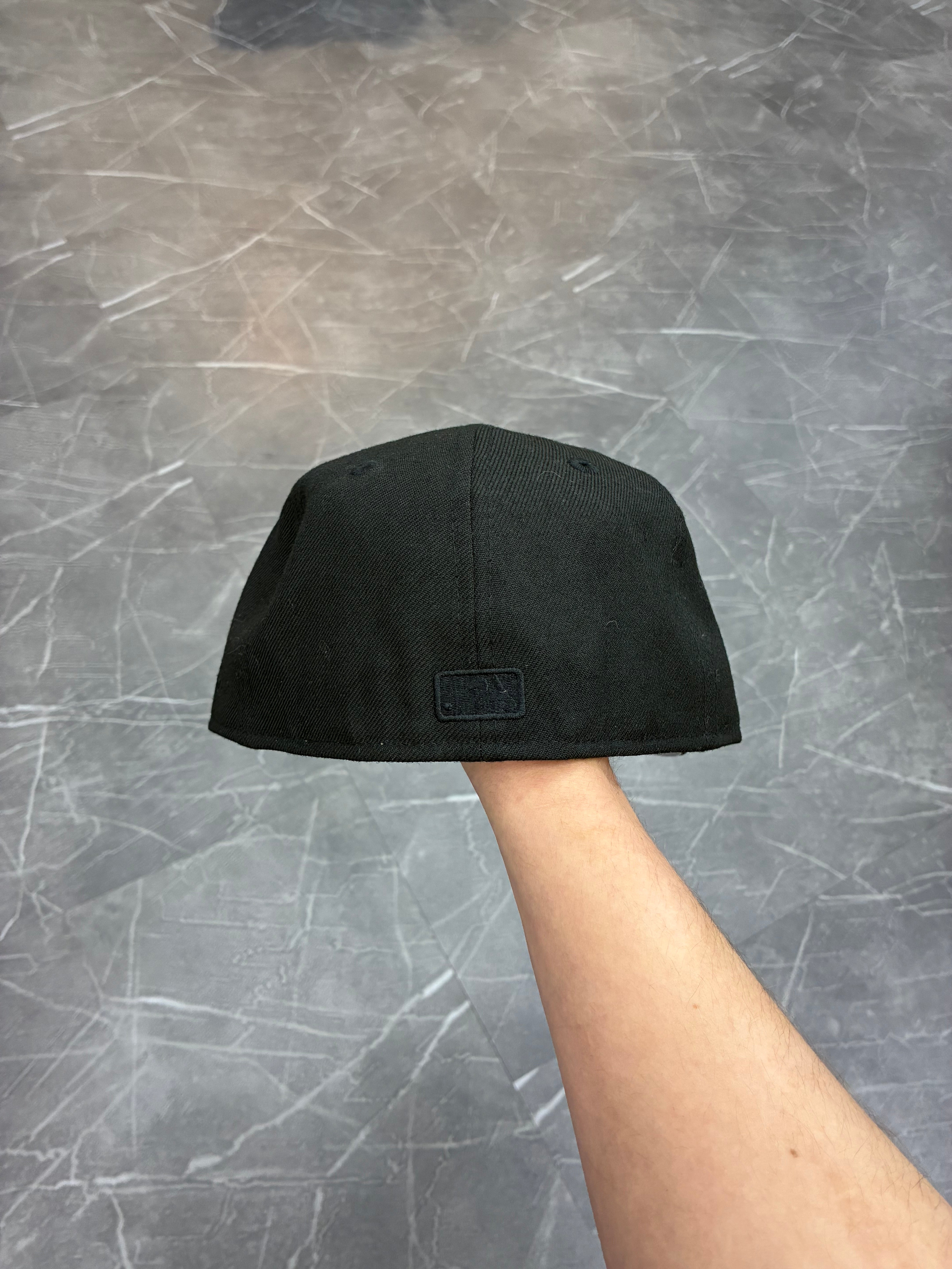 Essentials New Era Fitted Hat “White/Black” (7 1/8)