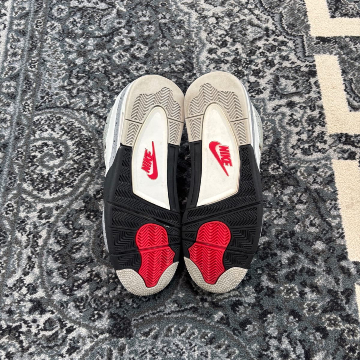 Jordan 4 Retro White Cement (2025) (Size 11.5) (Lightly Worn)