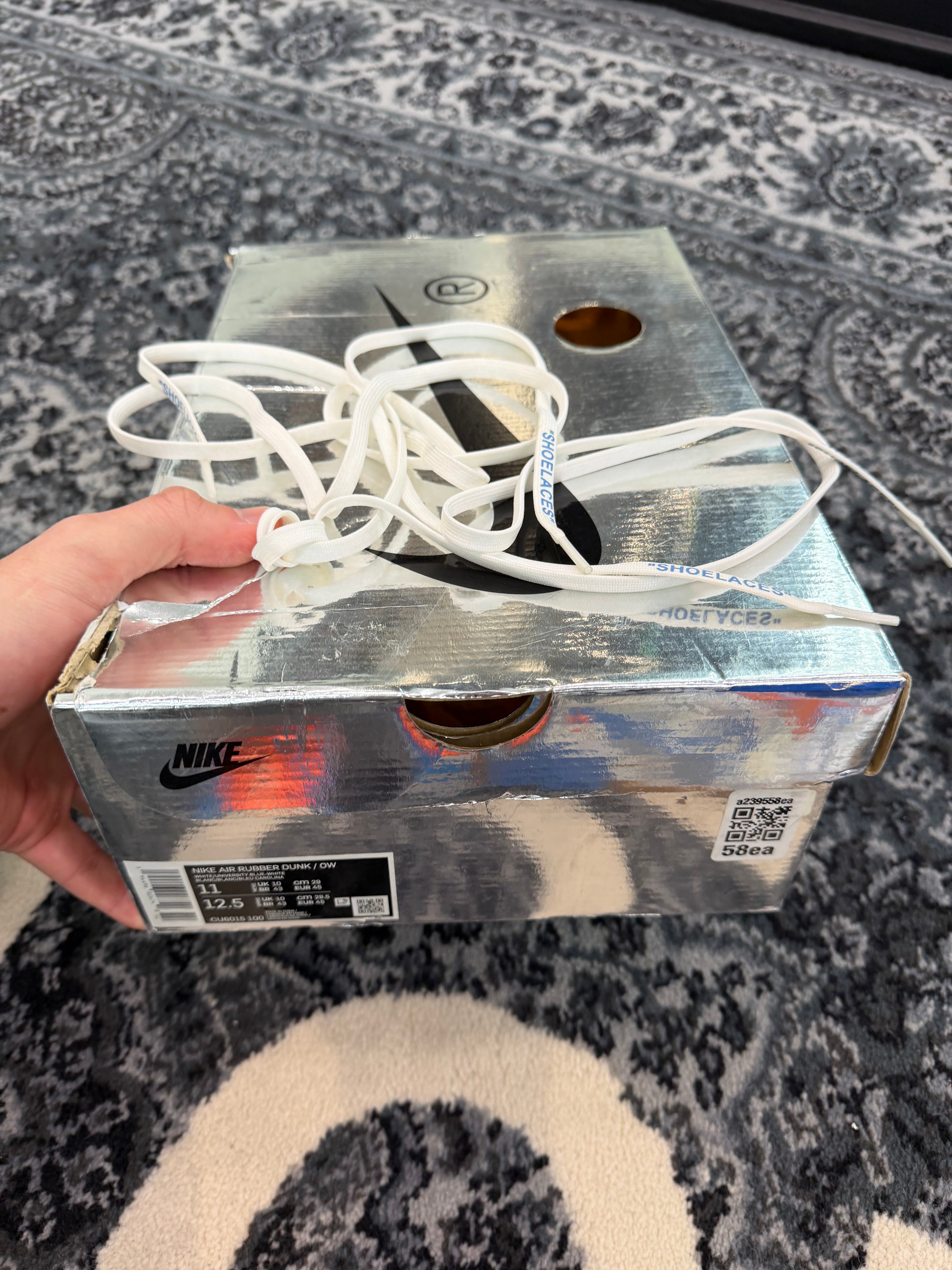 Nike Rubber Dunk Low x Off White “UNC”