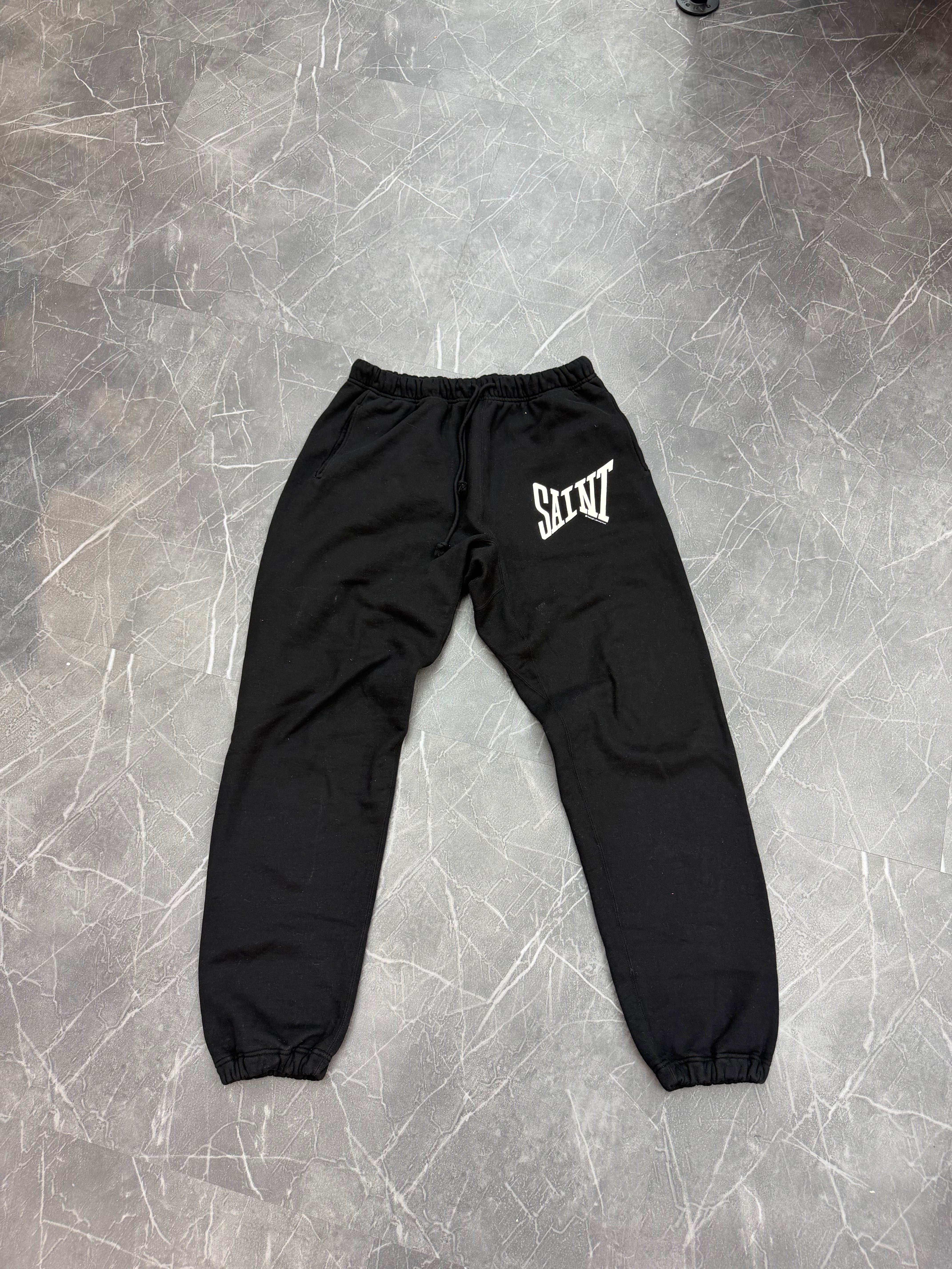 Saint Michael Ribbon Saint Sweatpants “Black”