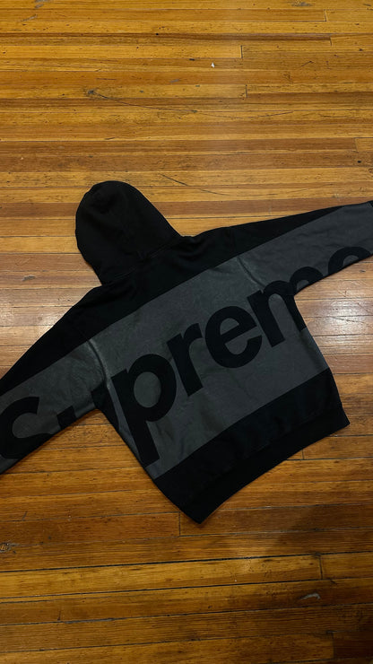 Supreme Big Logo Hoodie Black