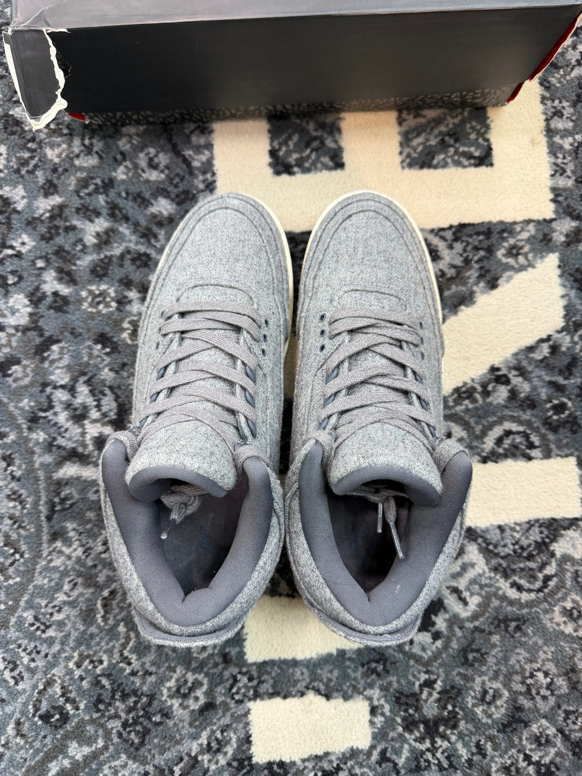 Jordan 3 “Wool” (Size 10) (Lightly Worn)