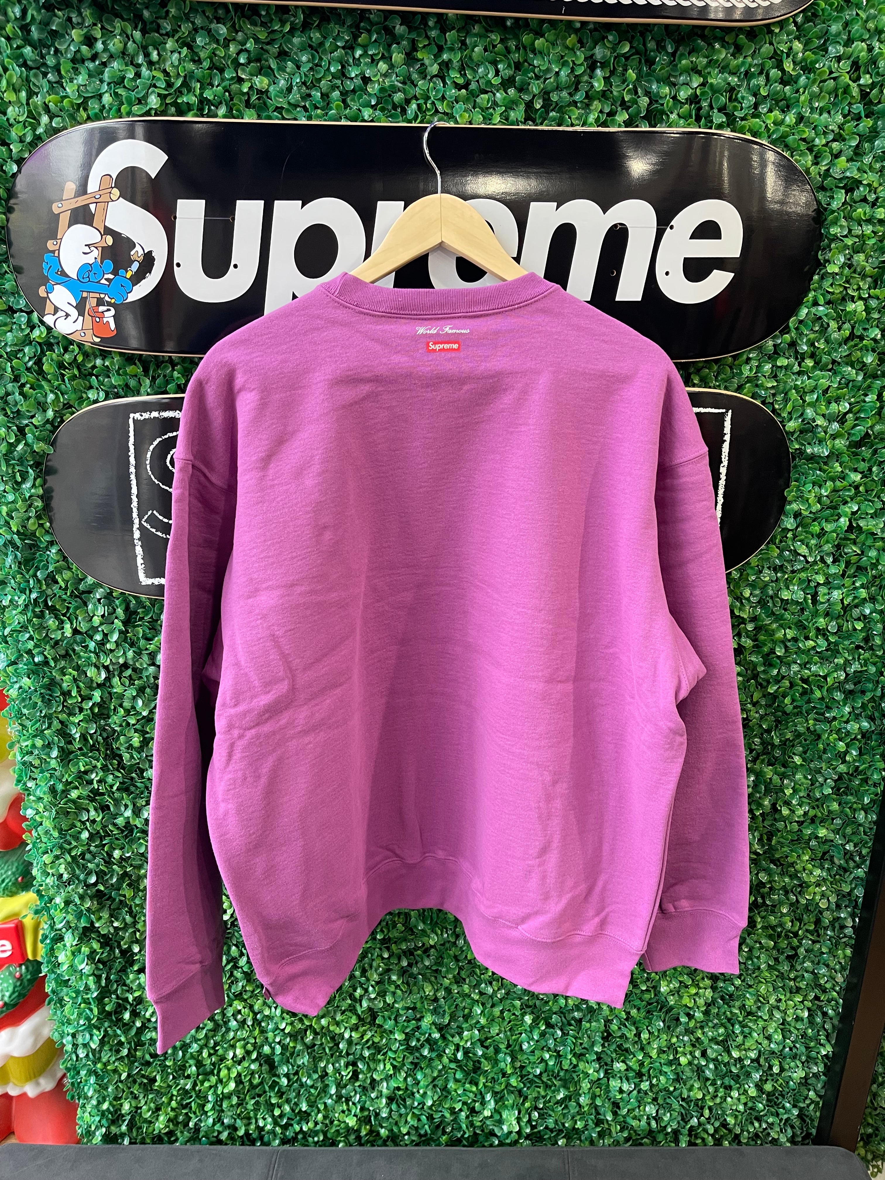 Supreme Aerial Crewneck Bright Purple